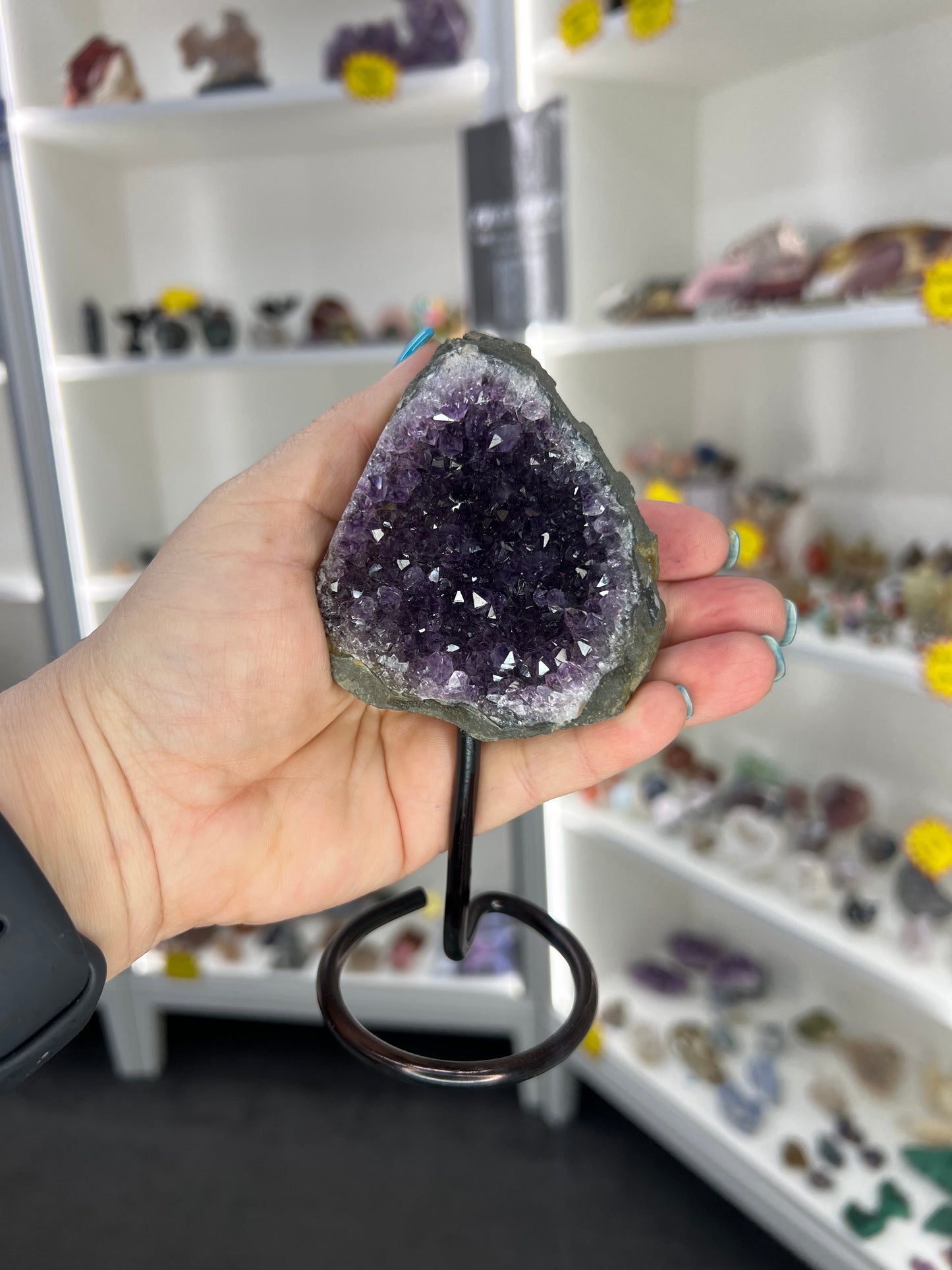 Amethyst Cluster on Stand