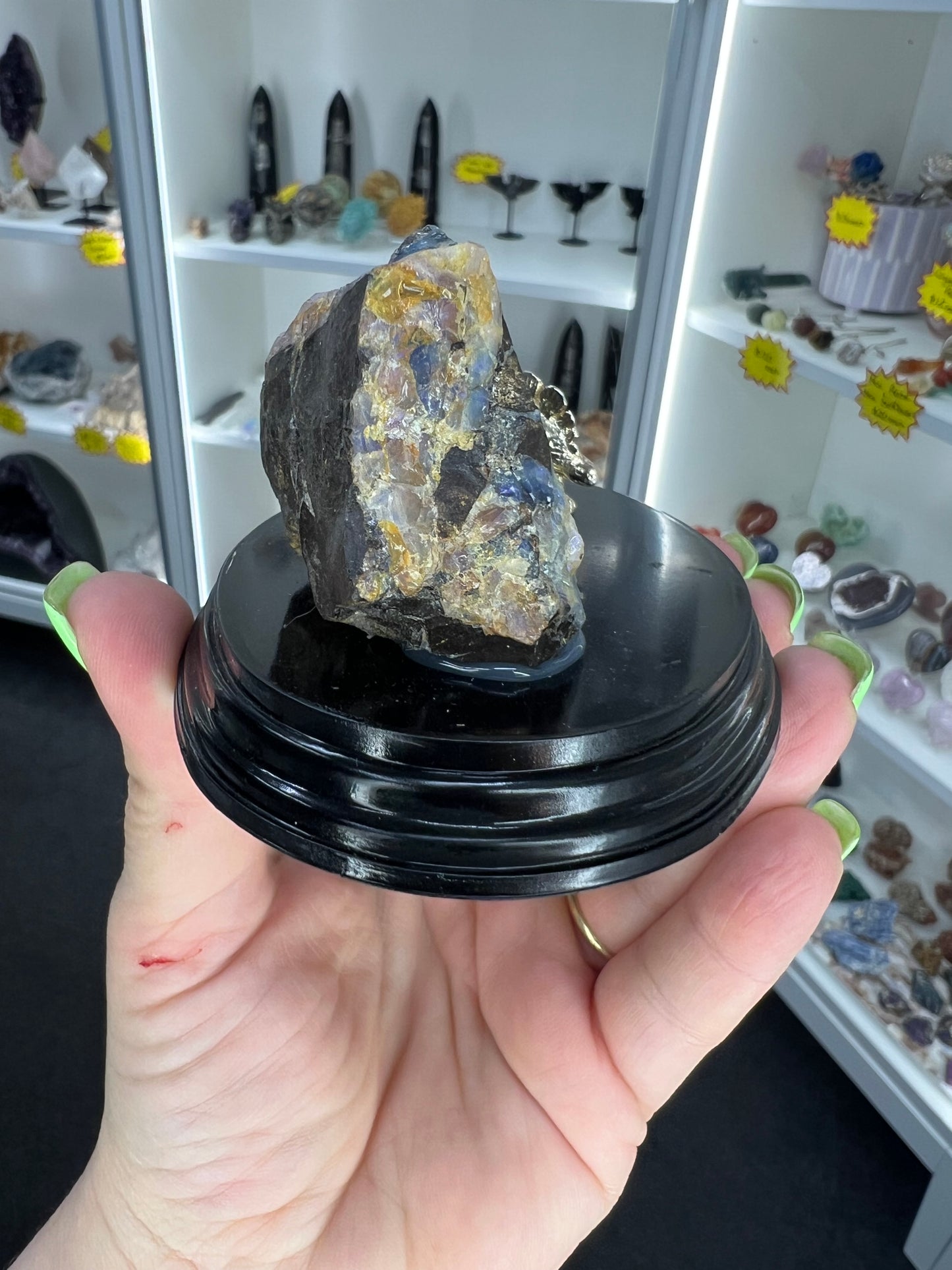 Boulder Opal with Dinosaur