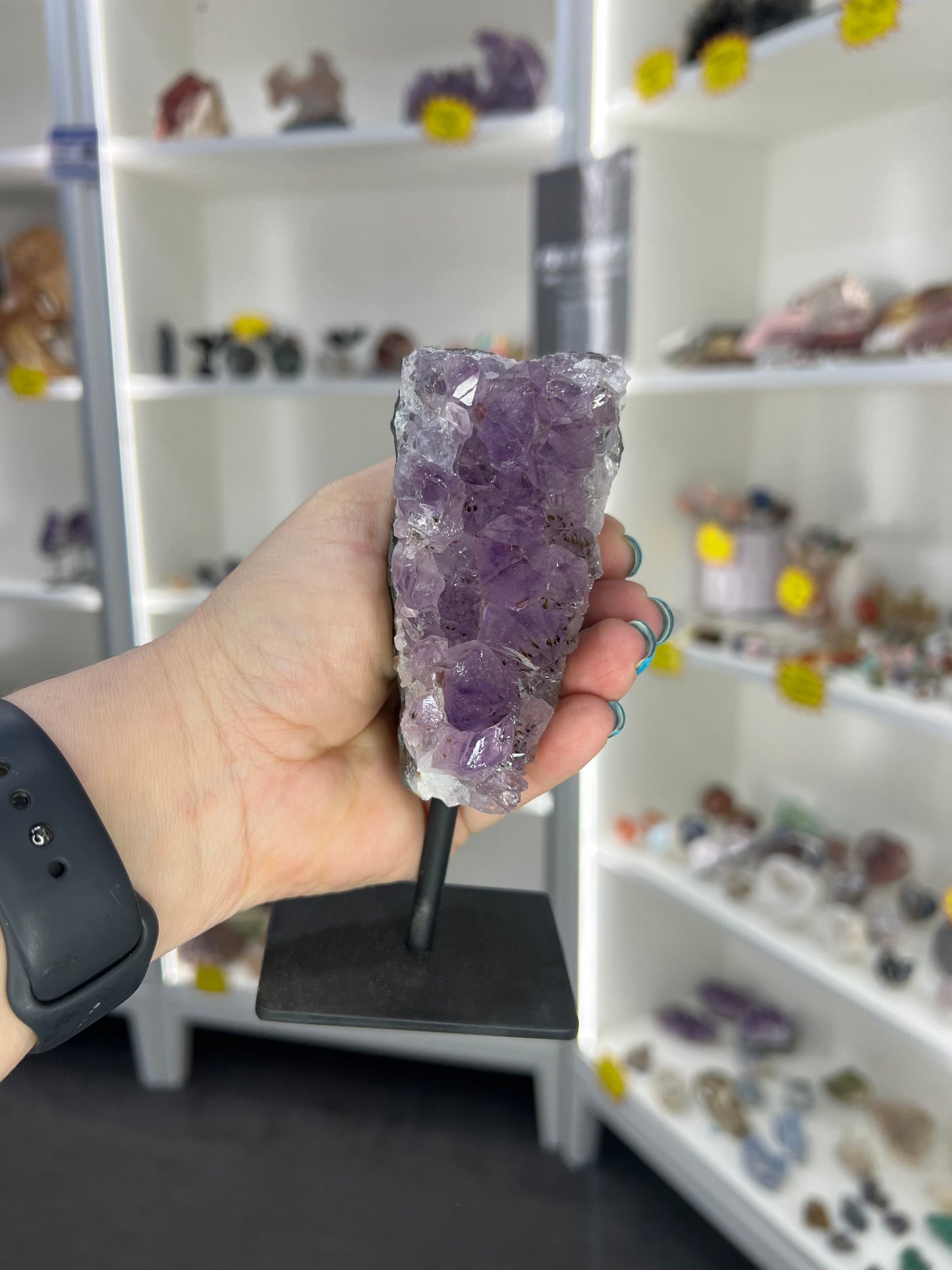 Amethyst Cluster on Stand