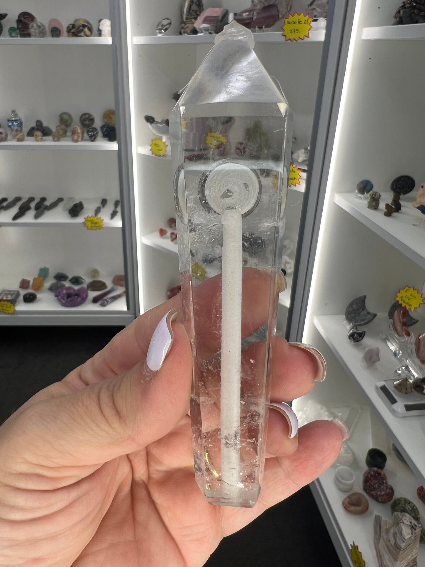 Clear Quartz Pipe