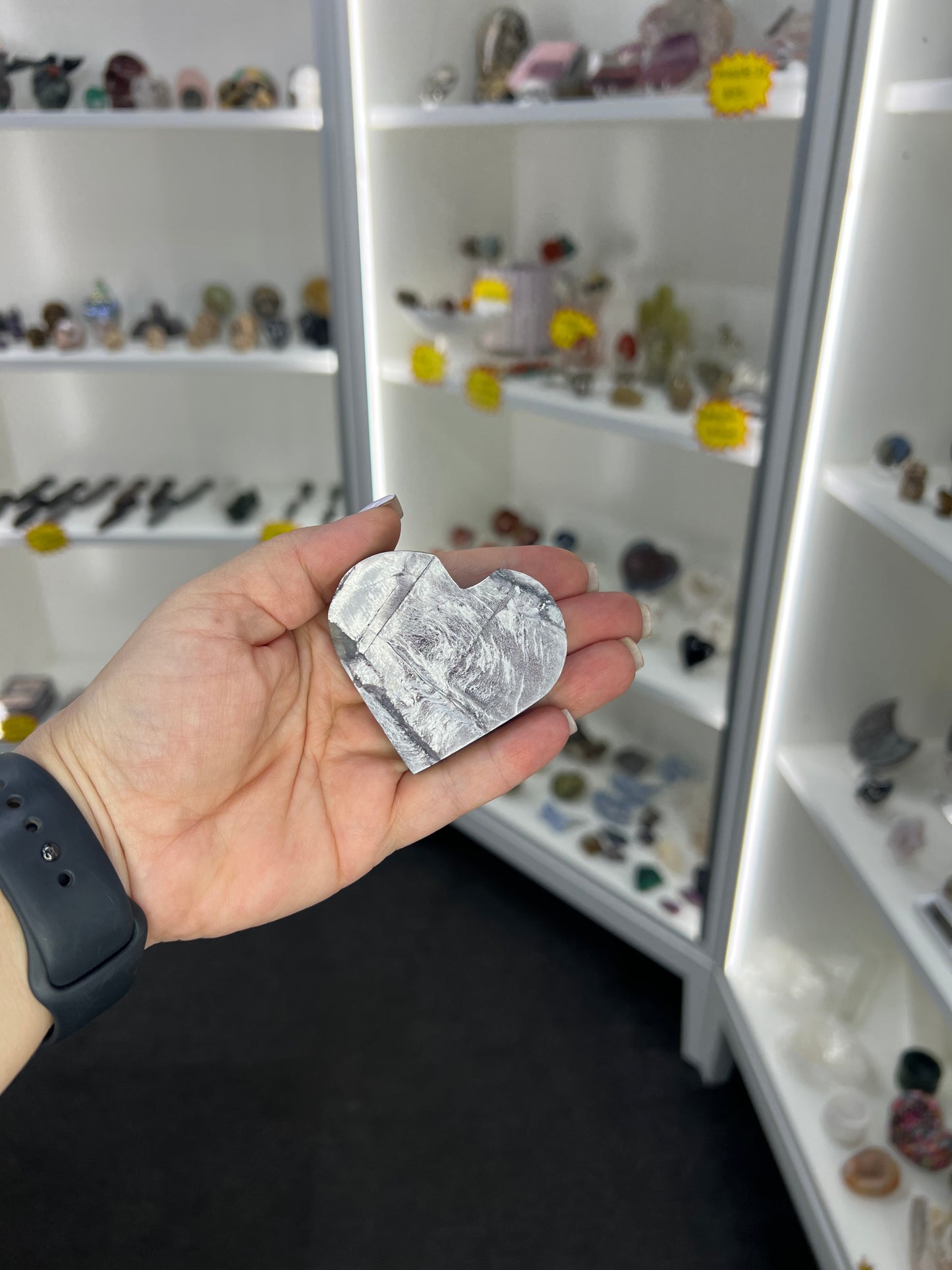 Purple Mica Heart
