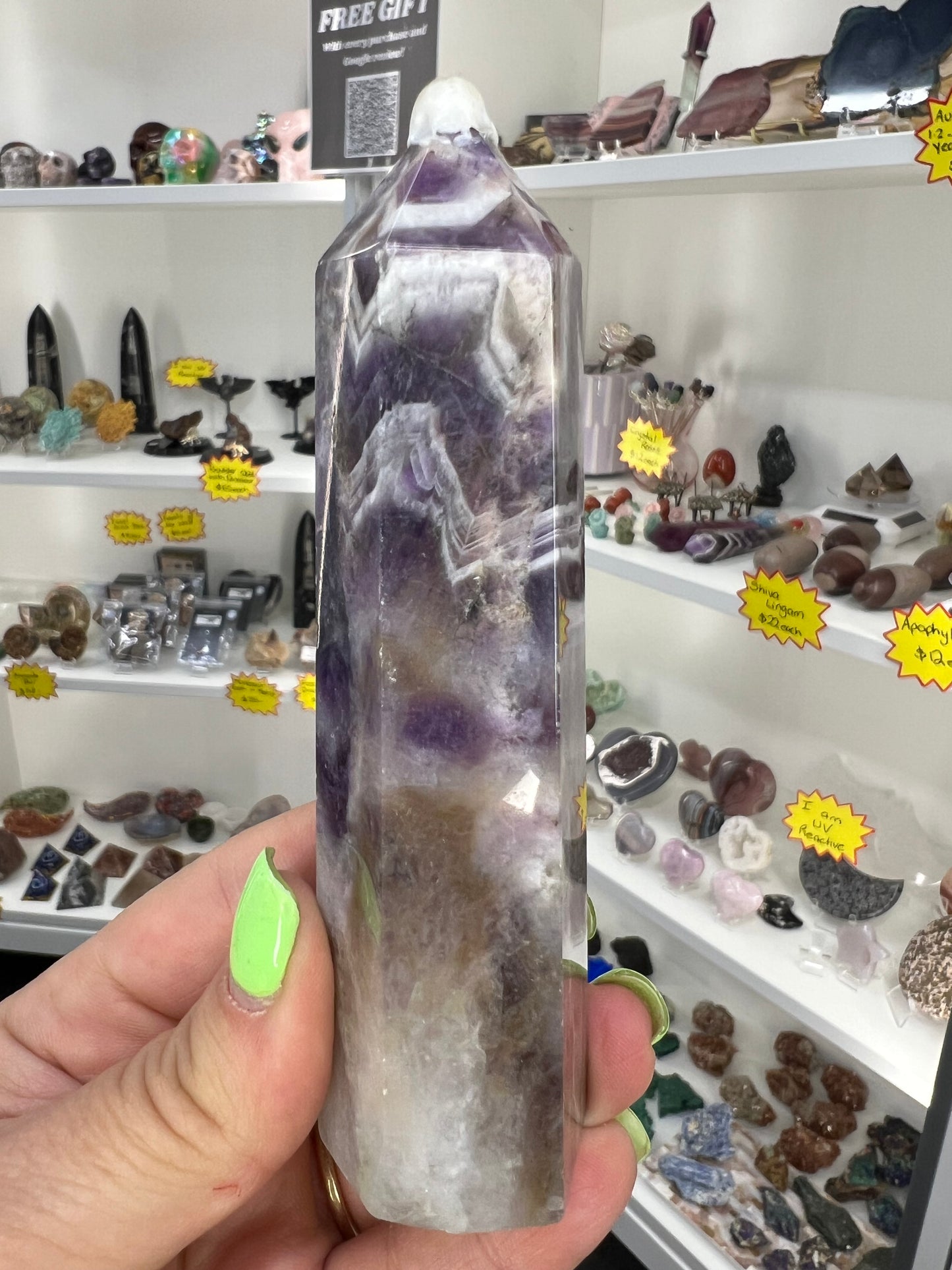 Chevron / Dream Amethyst Tower