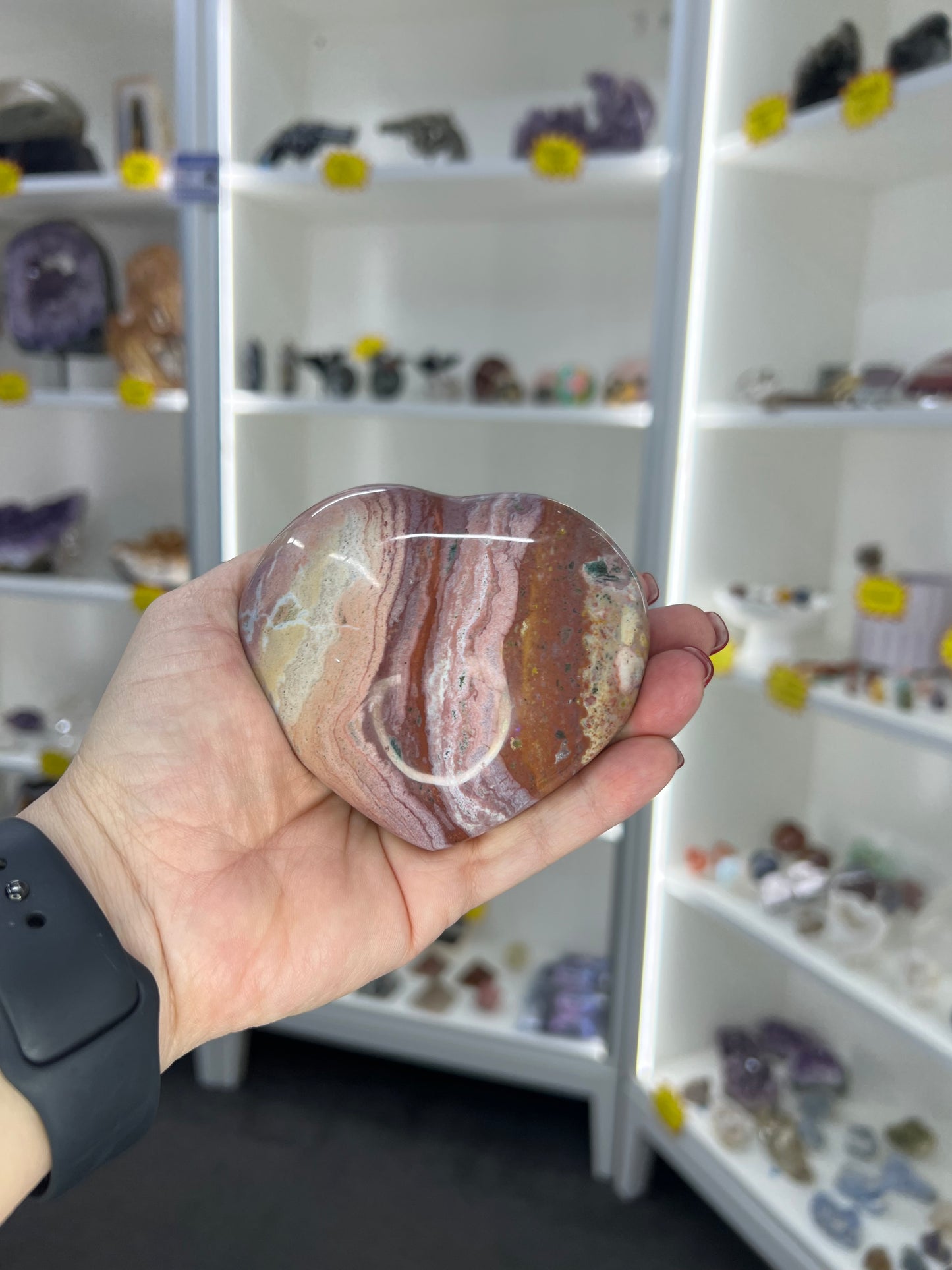 Ocean Jasper Heart