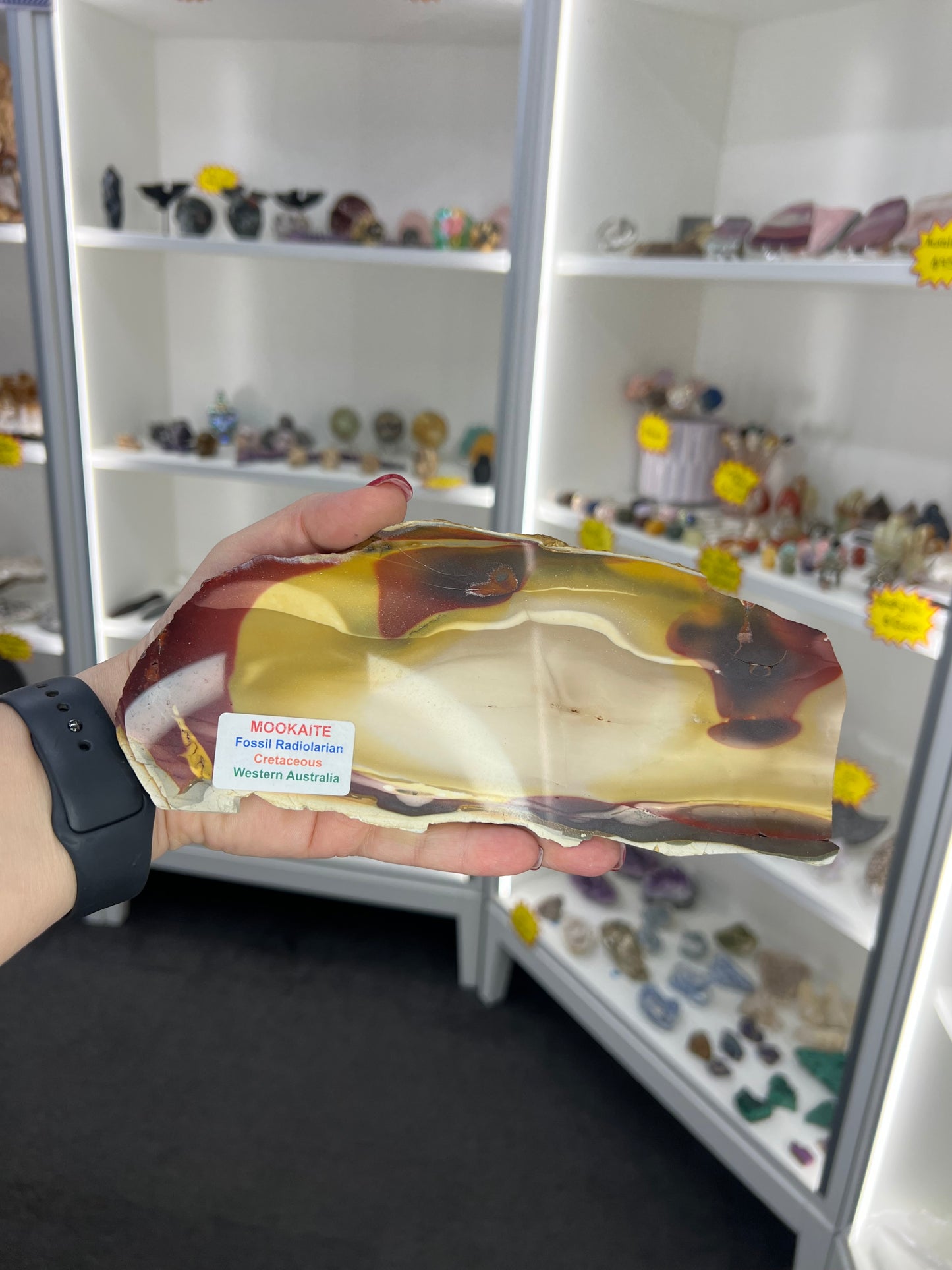 Mookaite Slab On Stand