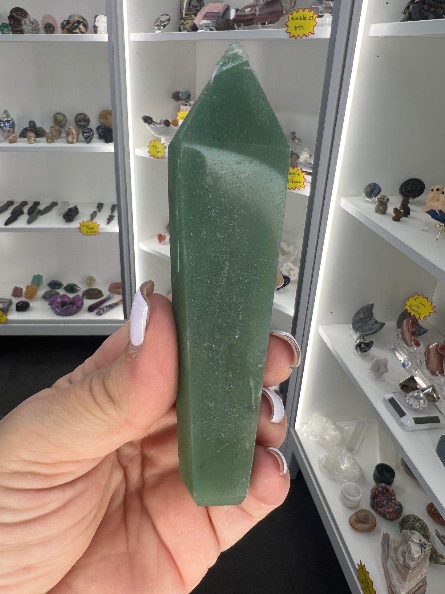 Green Aventurine Pipe