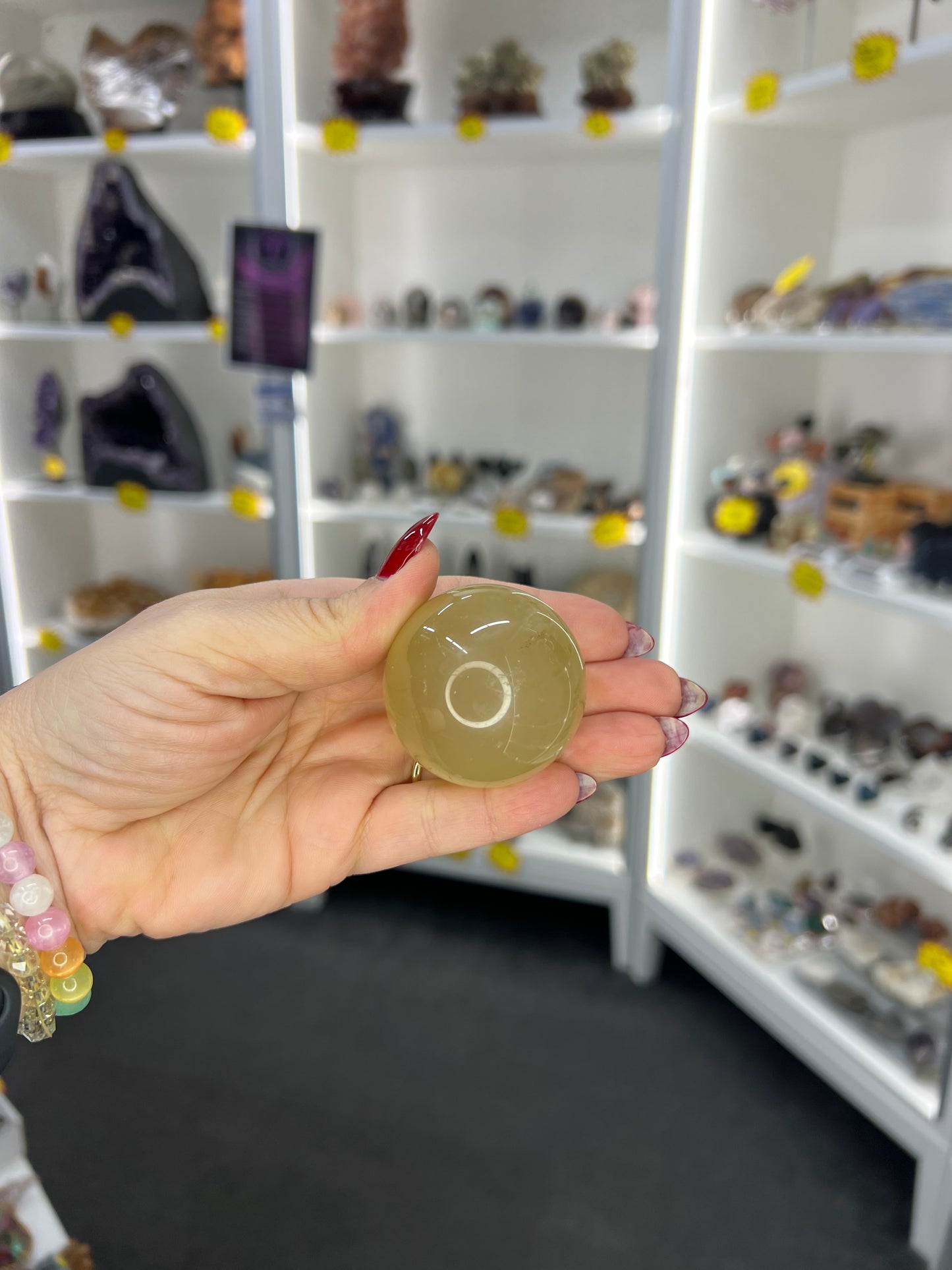Citrine Sphere with Stand