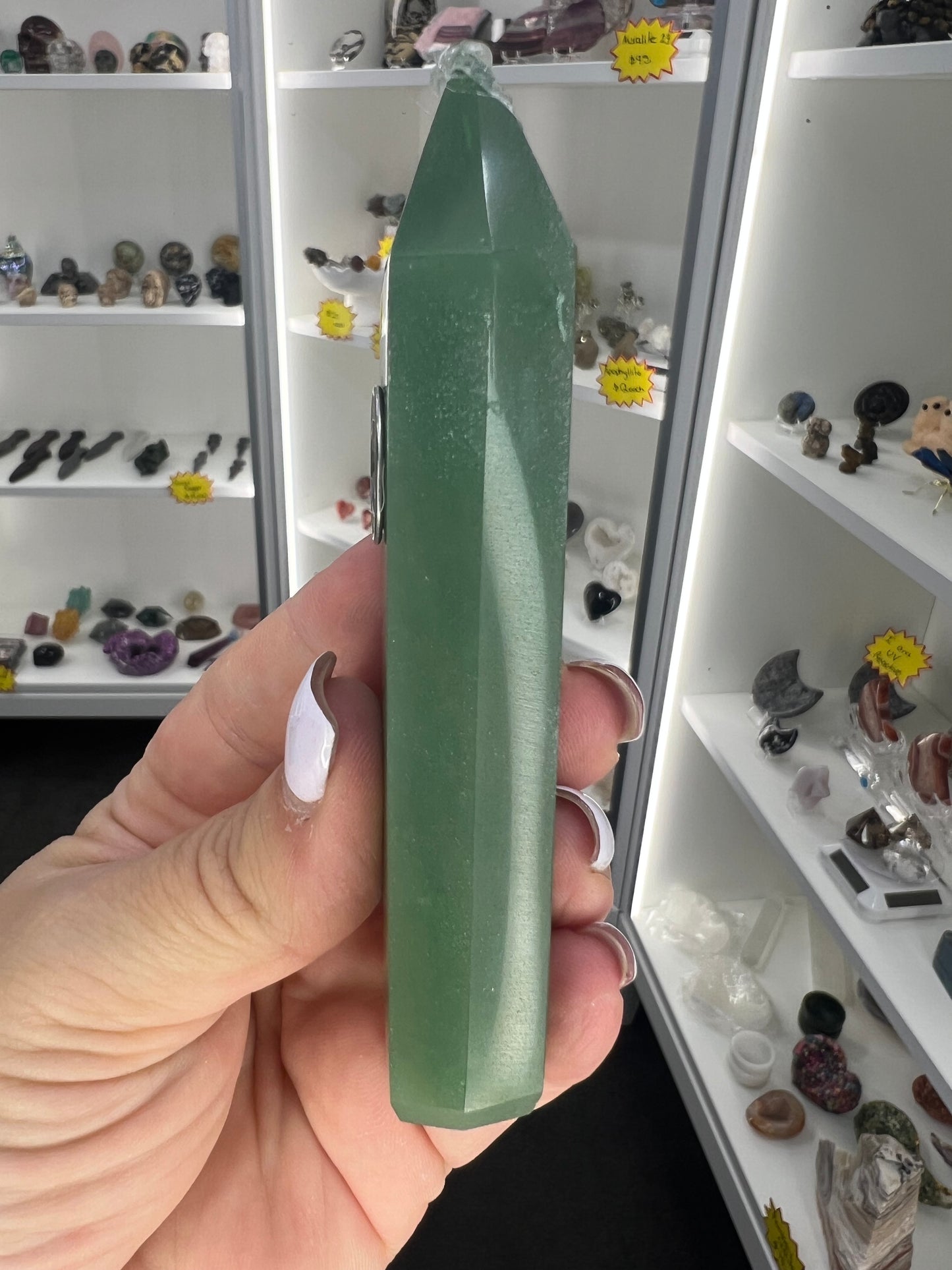 Green Aventurine Pipe