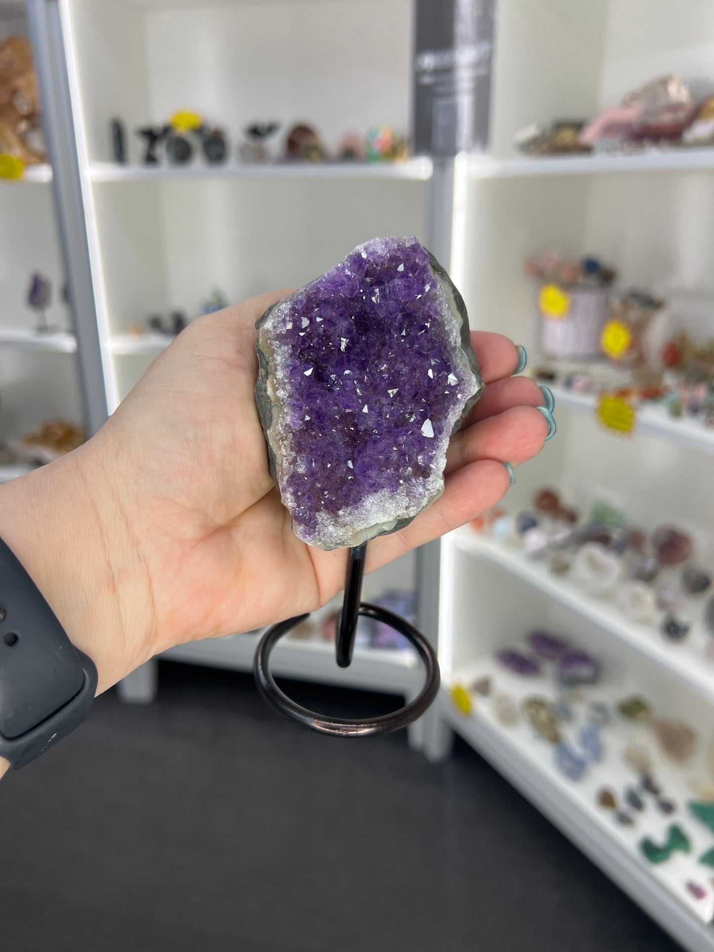 Amethyst Cluster on Stand
