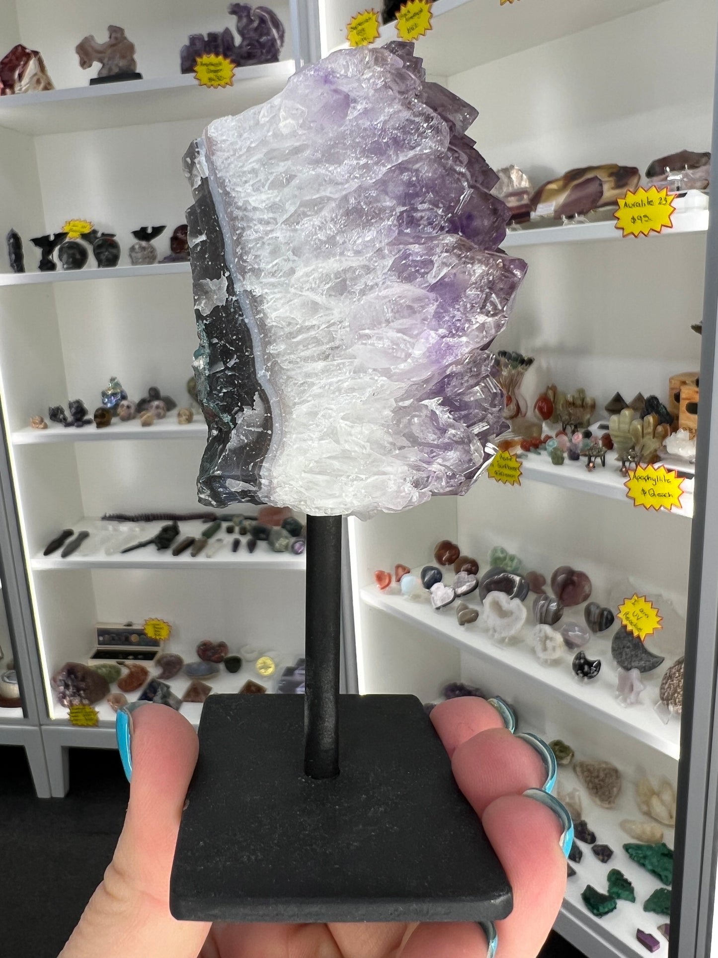 Amethyst Cluster on Stand