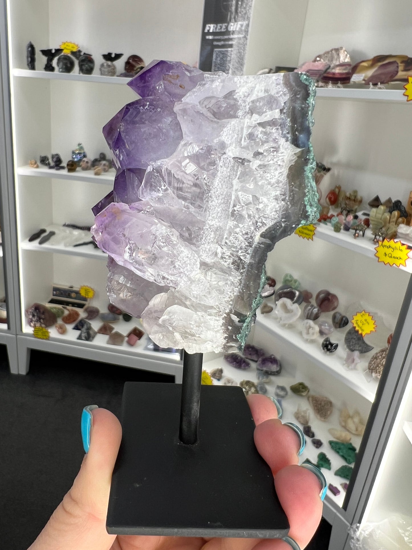 Amethyst Cluster on Stand