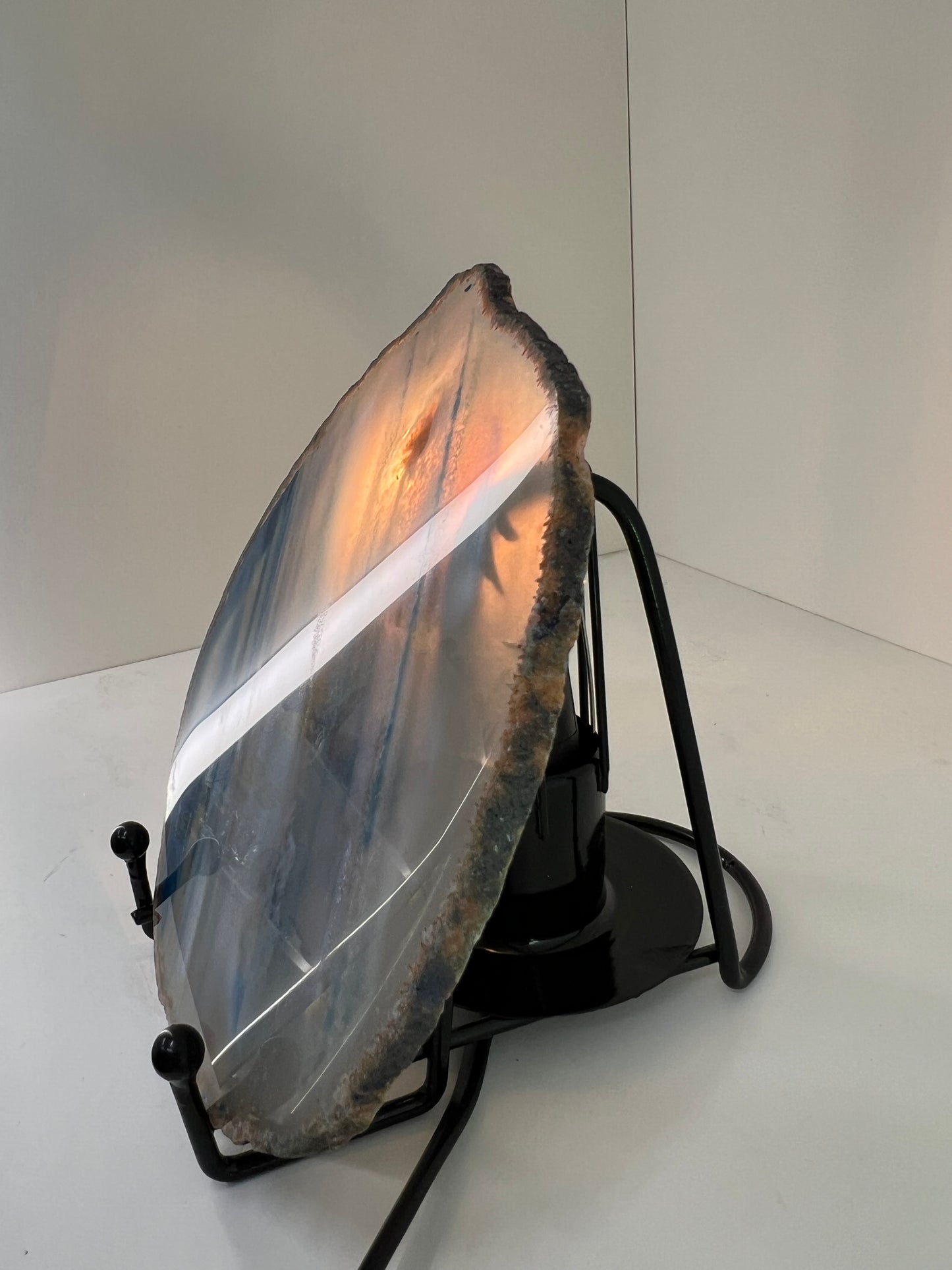 Agate Slice Lamp