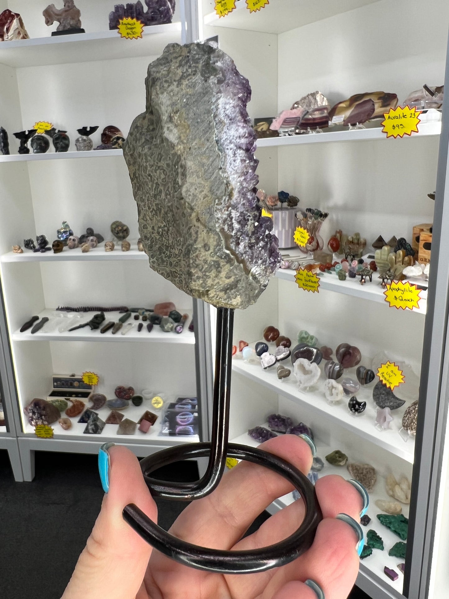 Amethyst Cluster on Stand