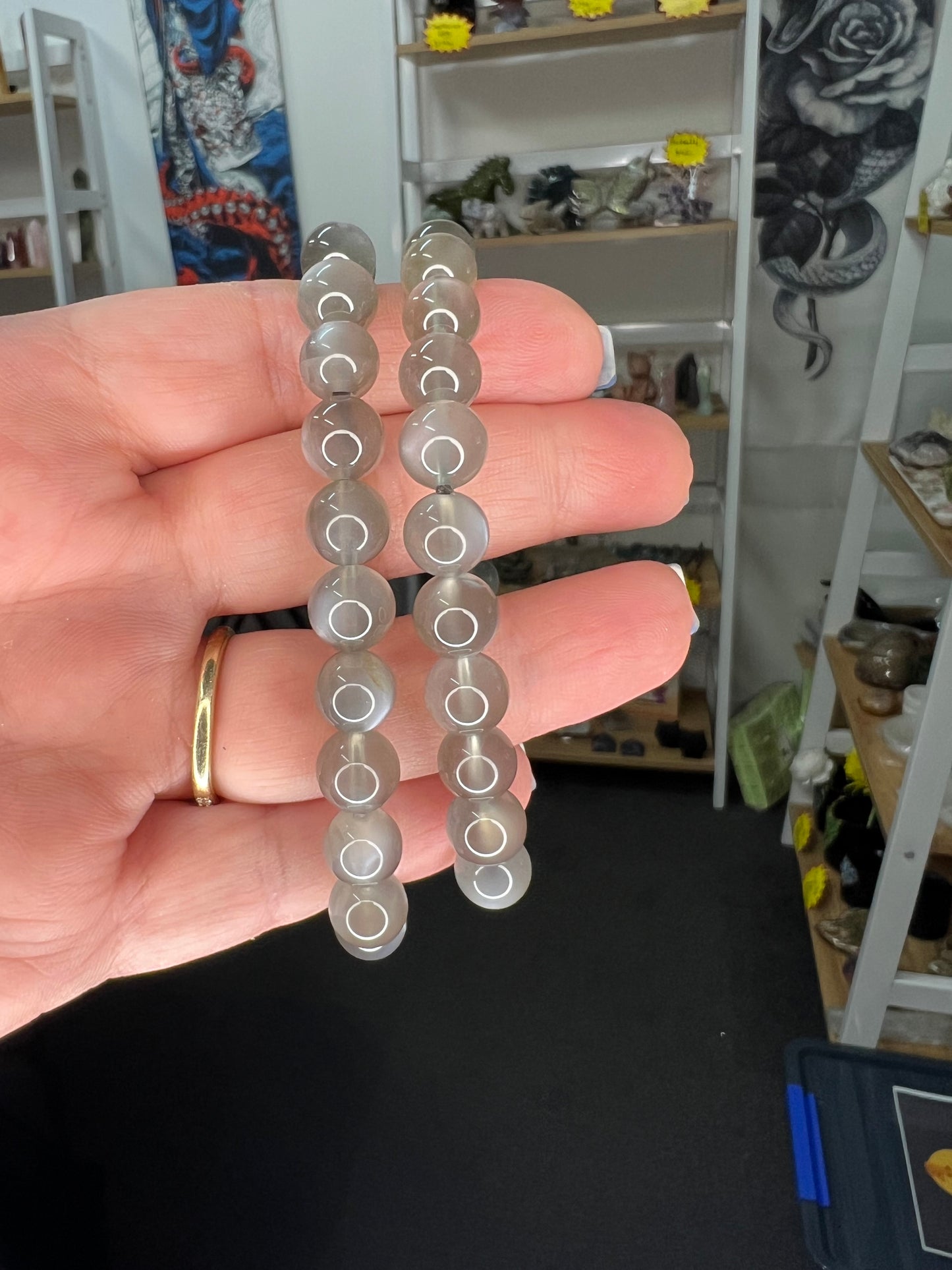 Silver Moonstone Bracelet