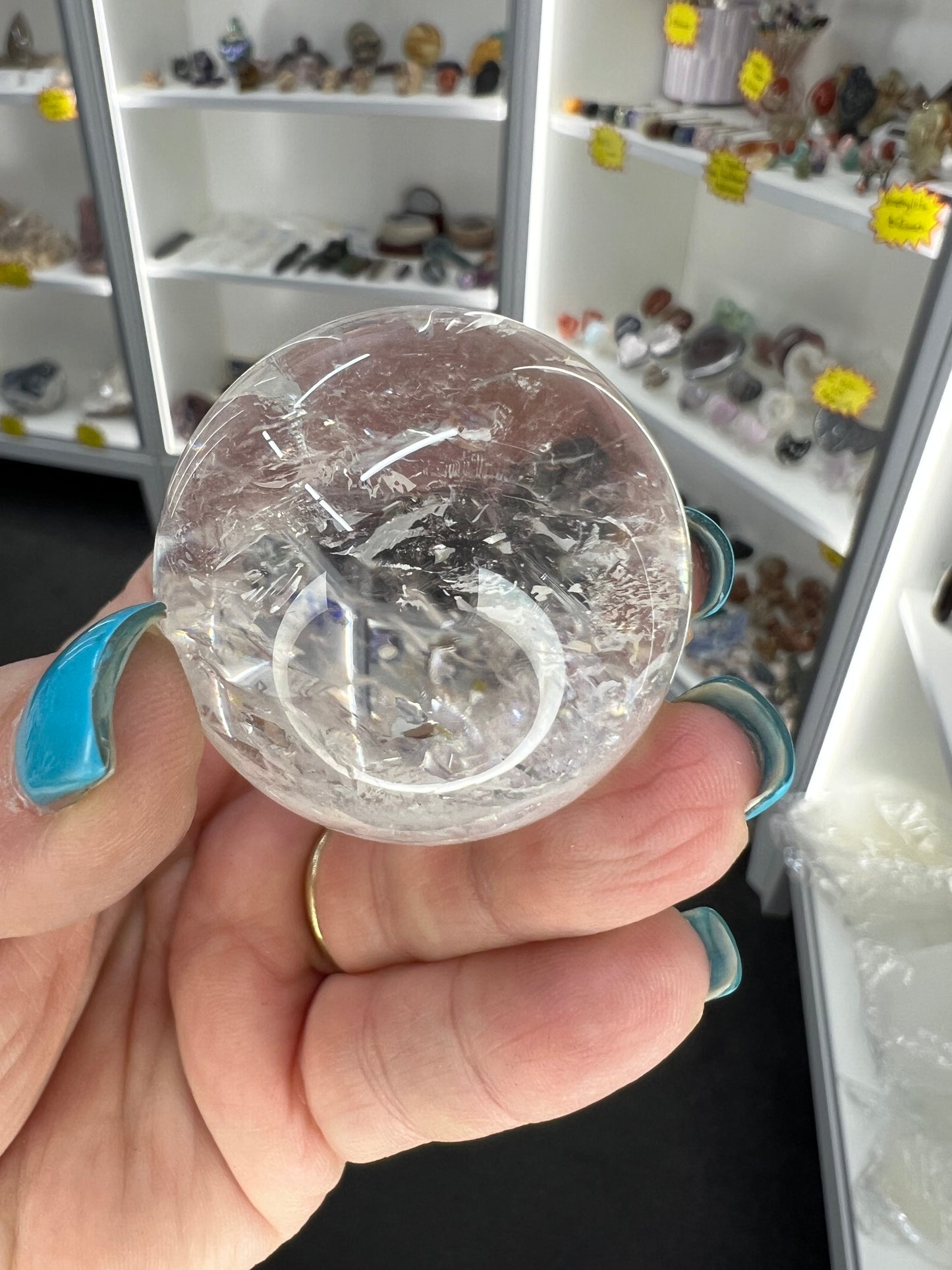 Clear Quartz Sphere with Stand