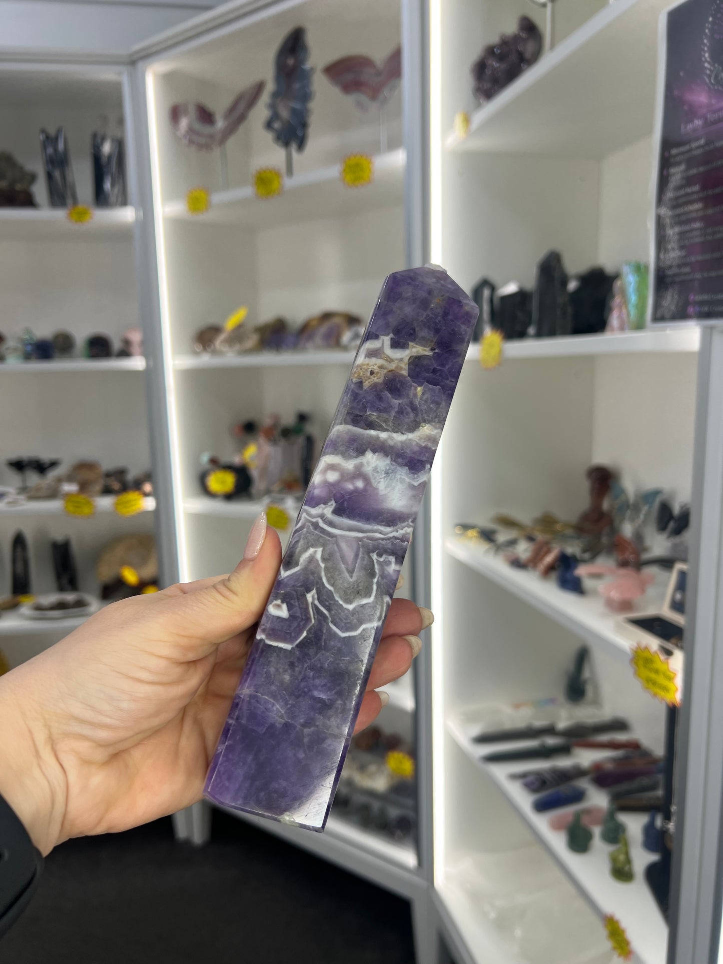 Chevron / Dream Amethyst Tower
