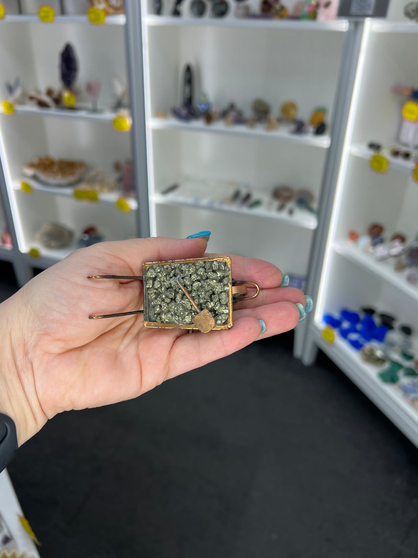 Pyrite Wheelbarrow