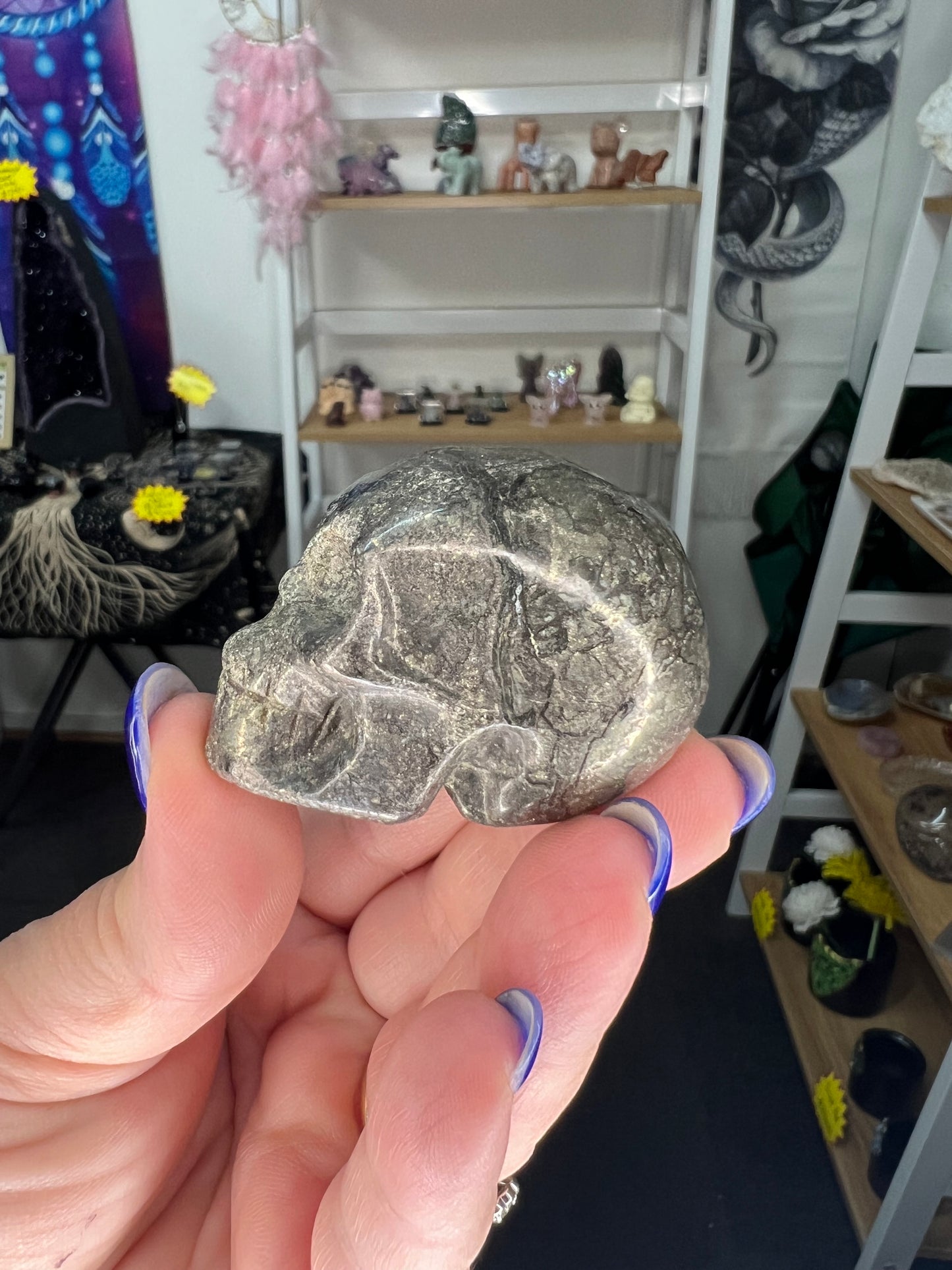 Pyrite Skull