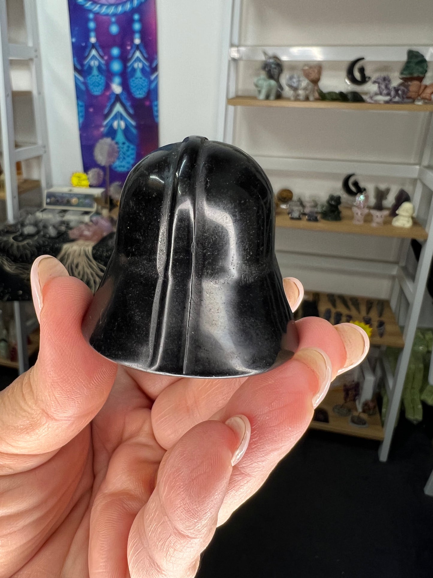 Black Obsidian Darth Vader Head