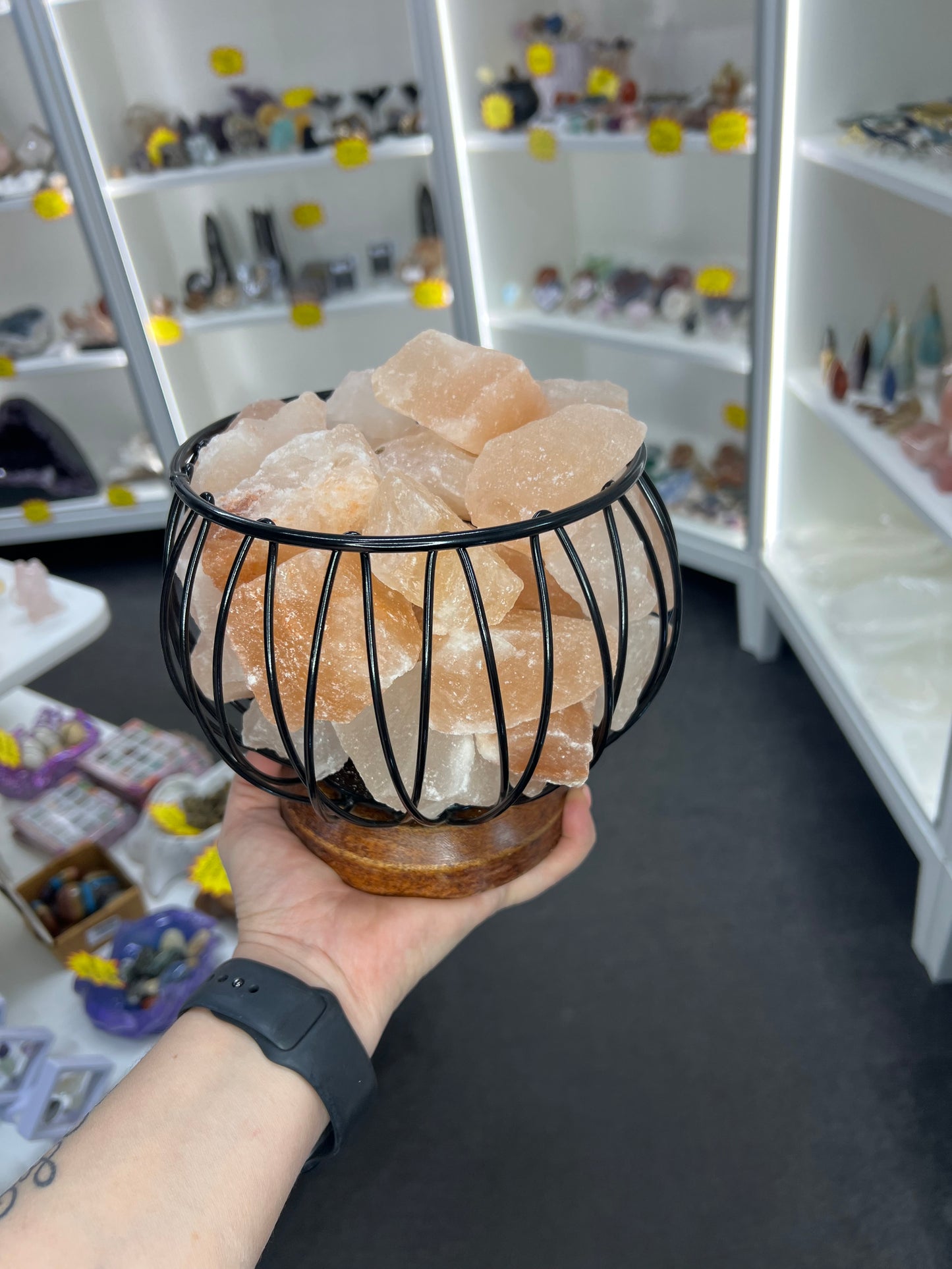 Himalayan Salt Lamp Chunks Amore Lamp