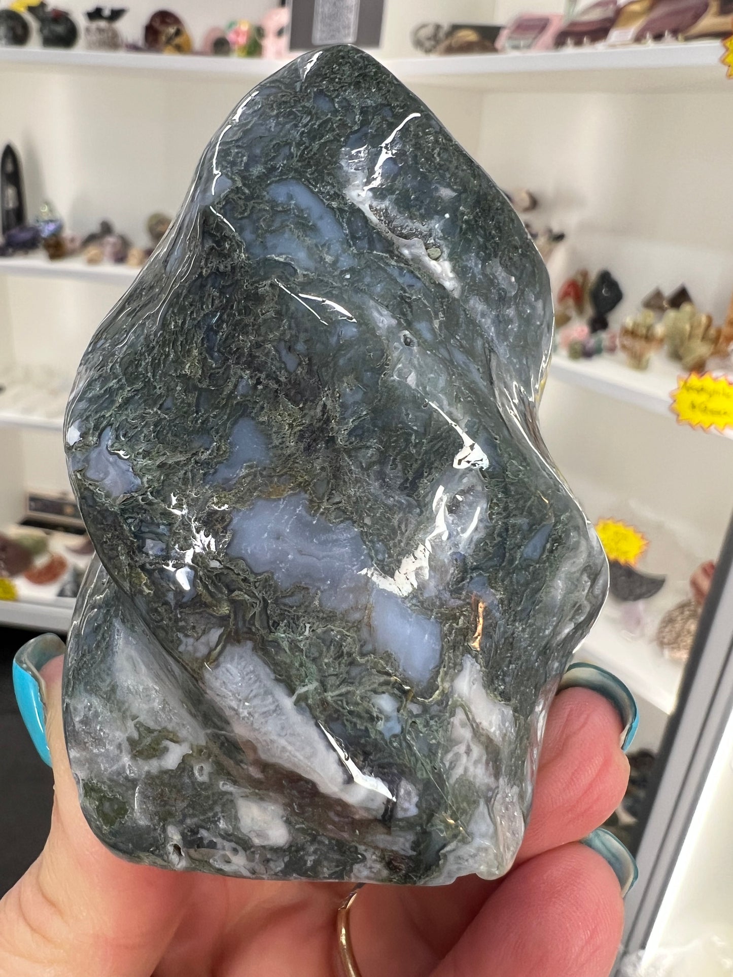 Moss Agate Flame
