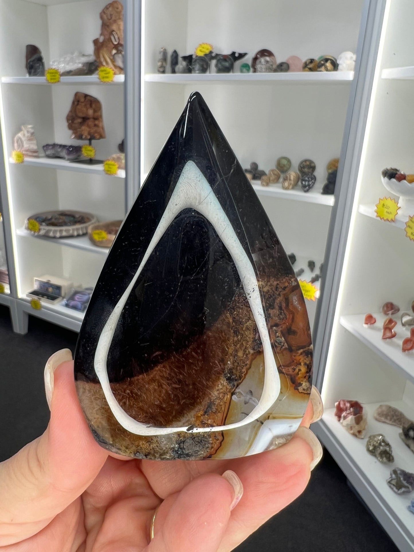 Black Agate Freeform