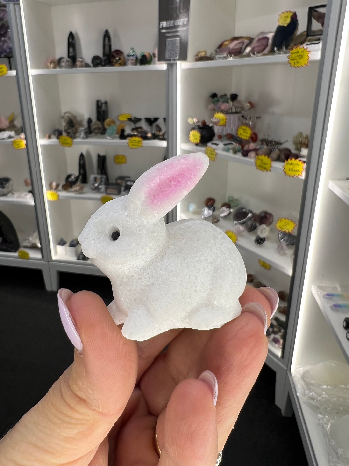 White Quartz Bunny