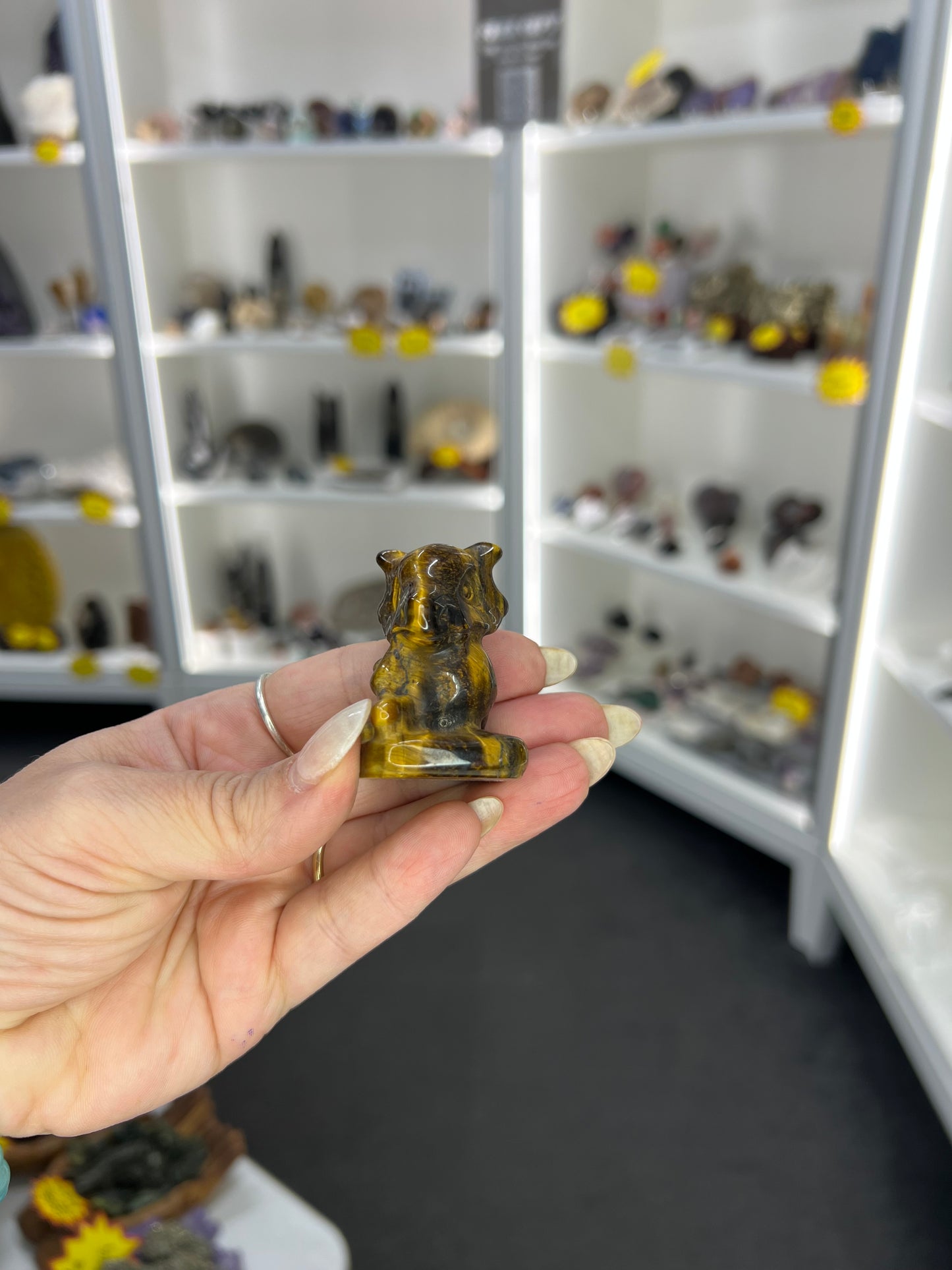 Tigers Eye Character Carving