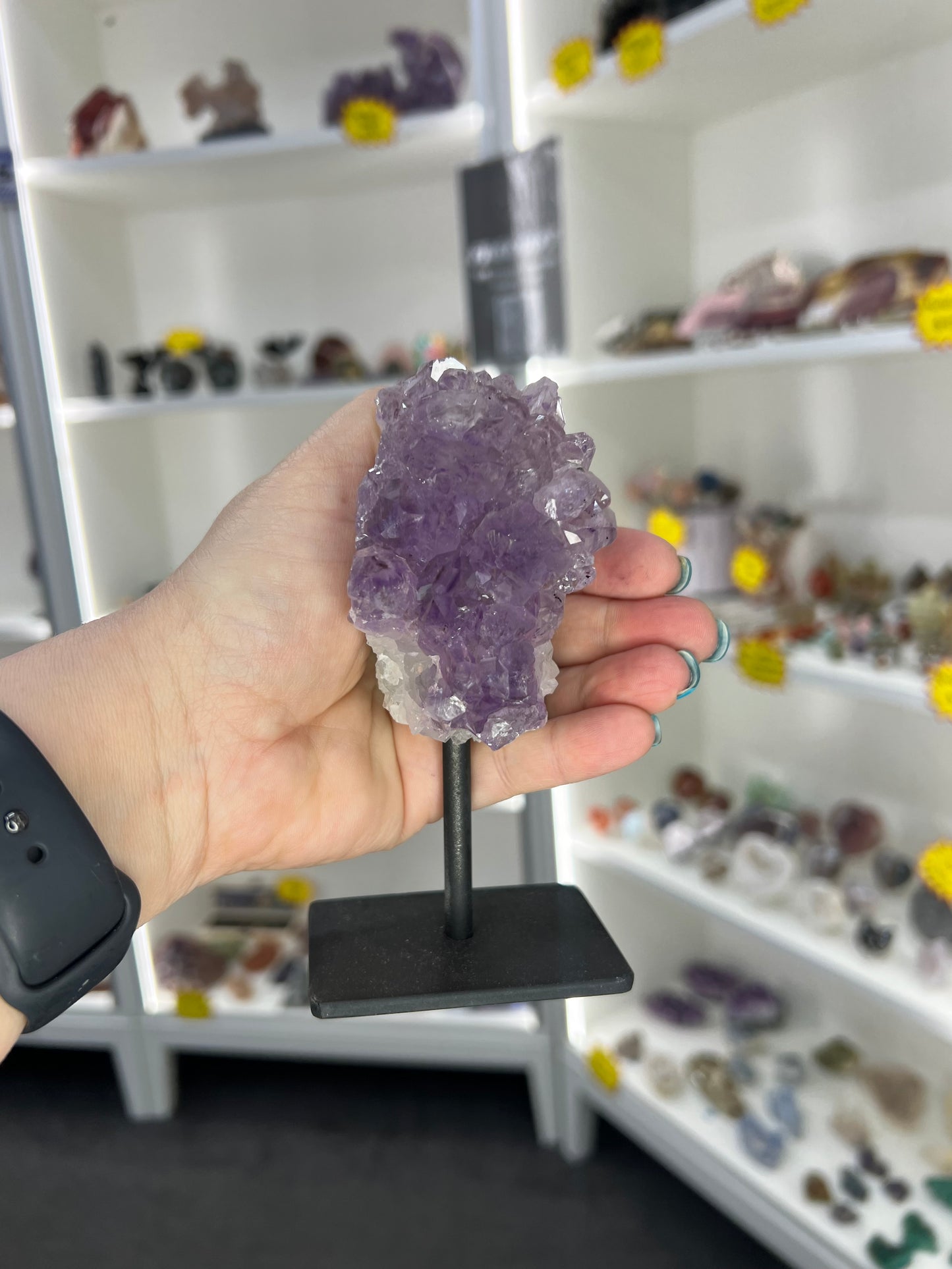 Amethyst Cluster on Stand