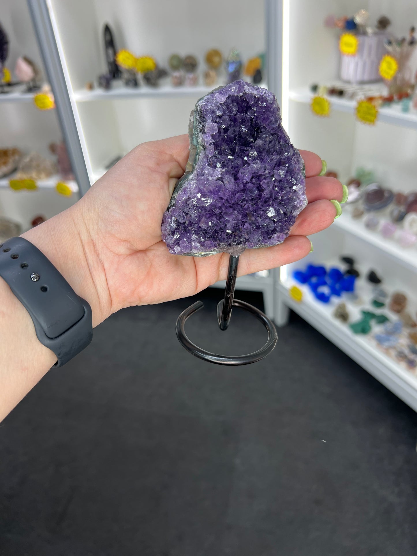 Amethyst Cluster on Stand