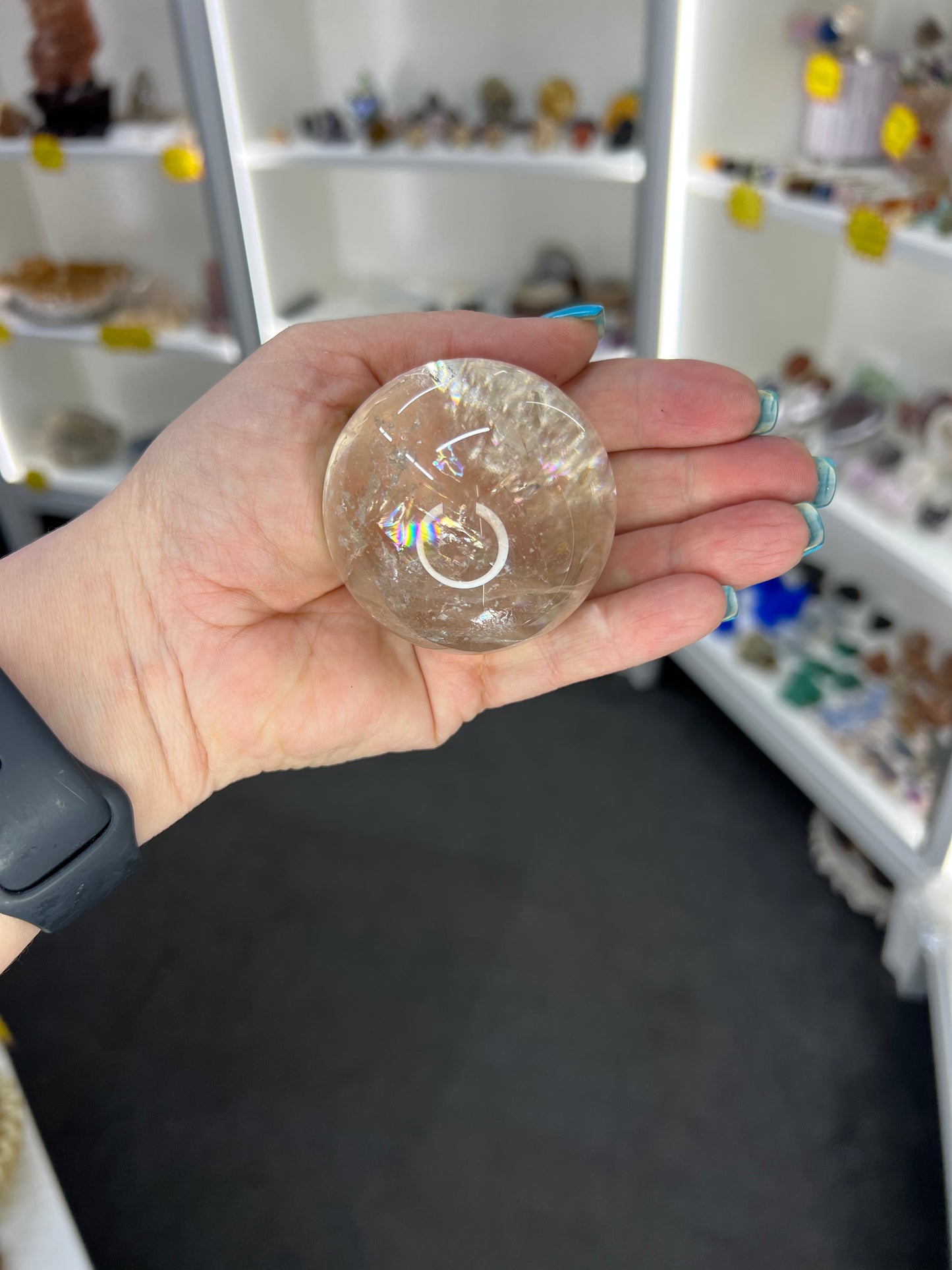 Clear Quartz Sphere with Stand