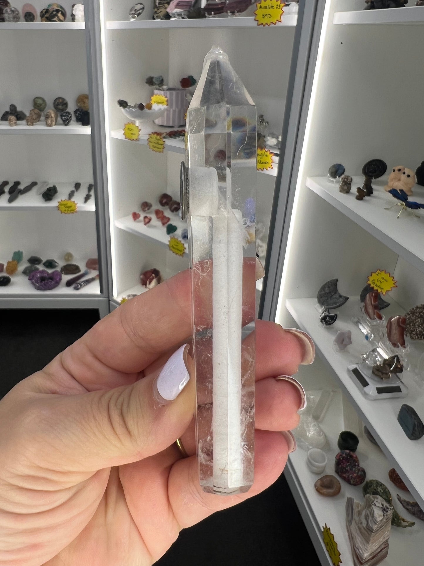 Clear Quartz Pipe