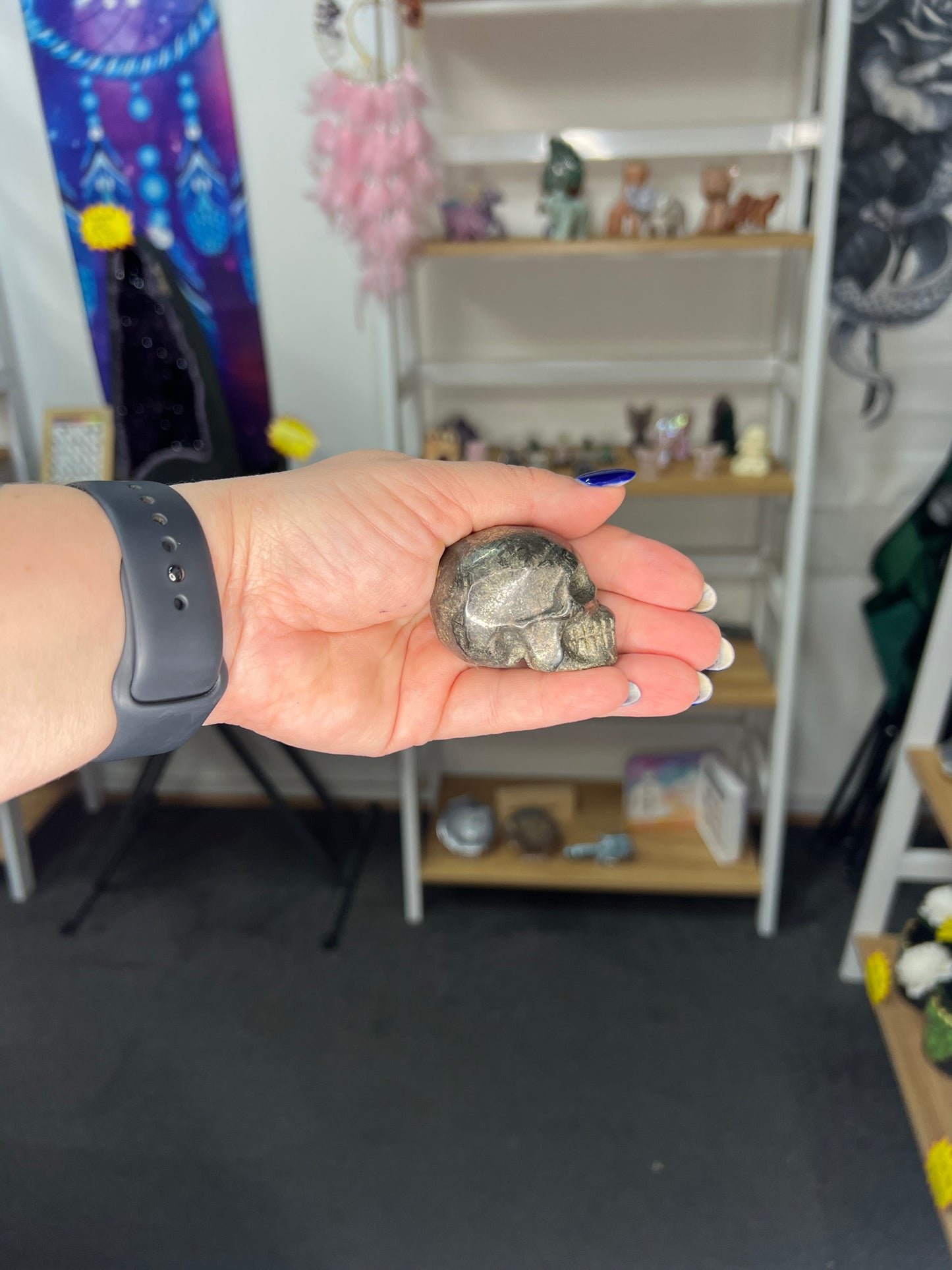 Pyrite Skull
