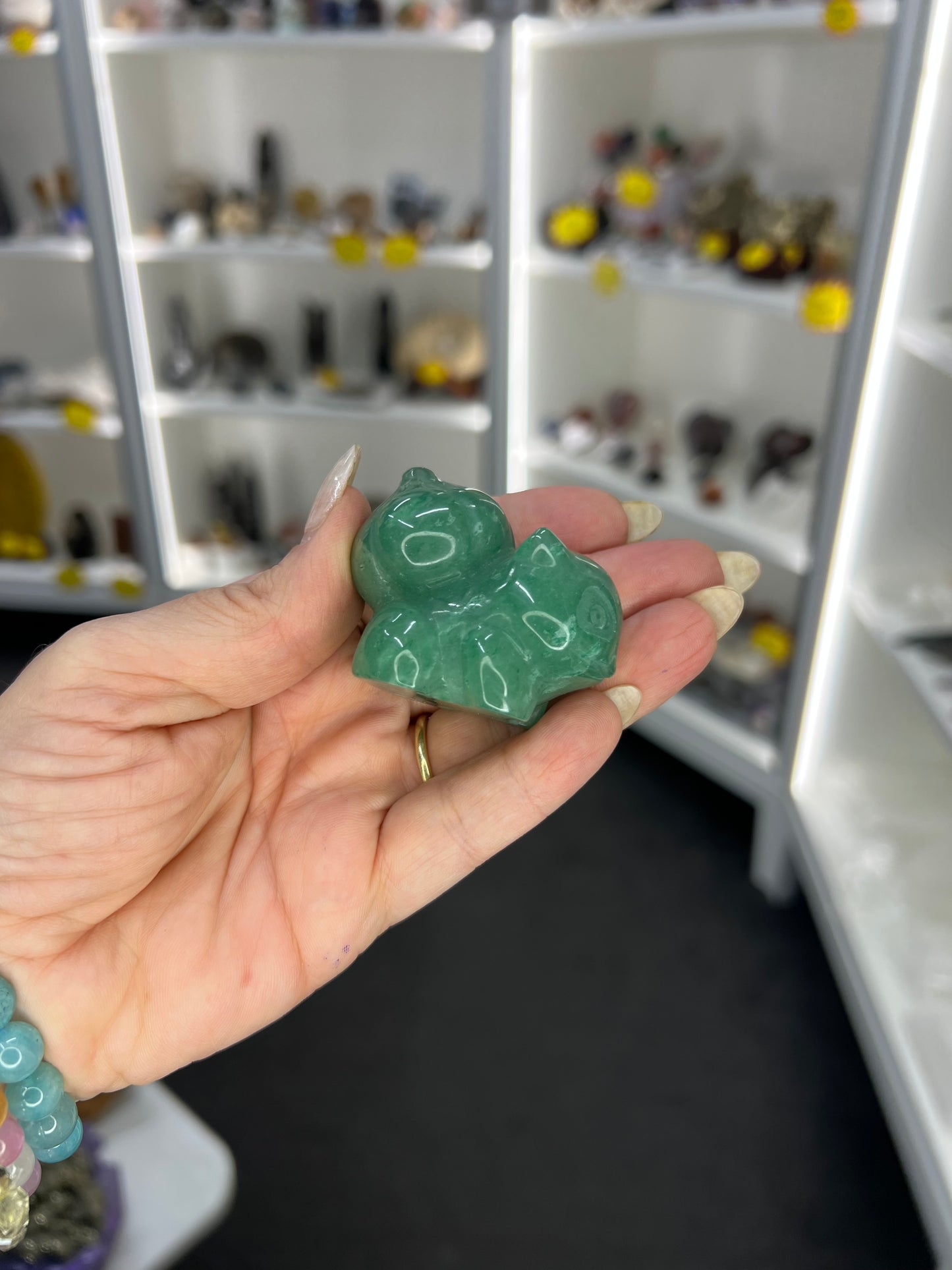 Green Aventurine Character Carving