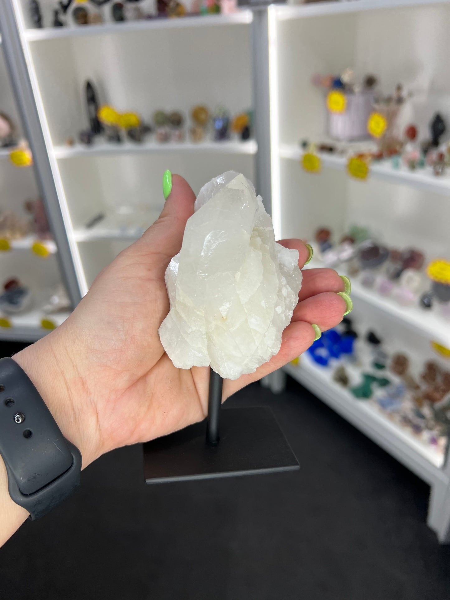 Clear Quartz on Stand