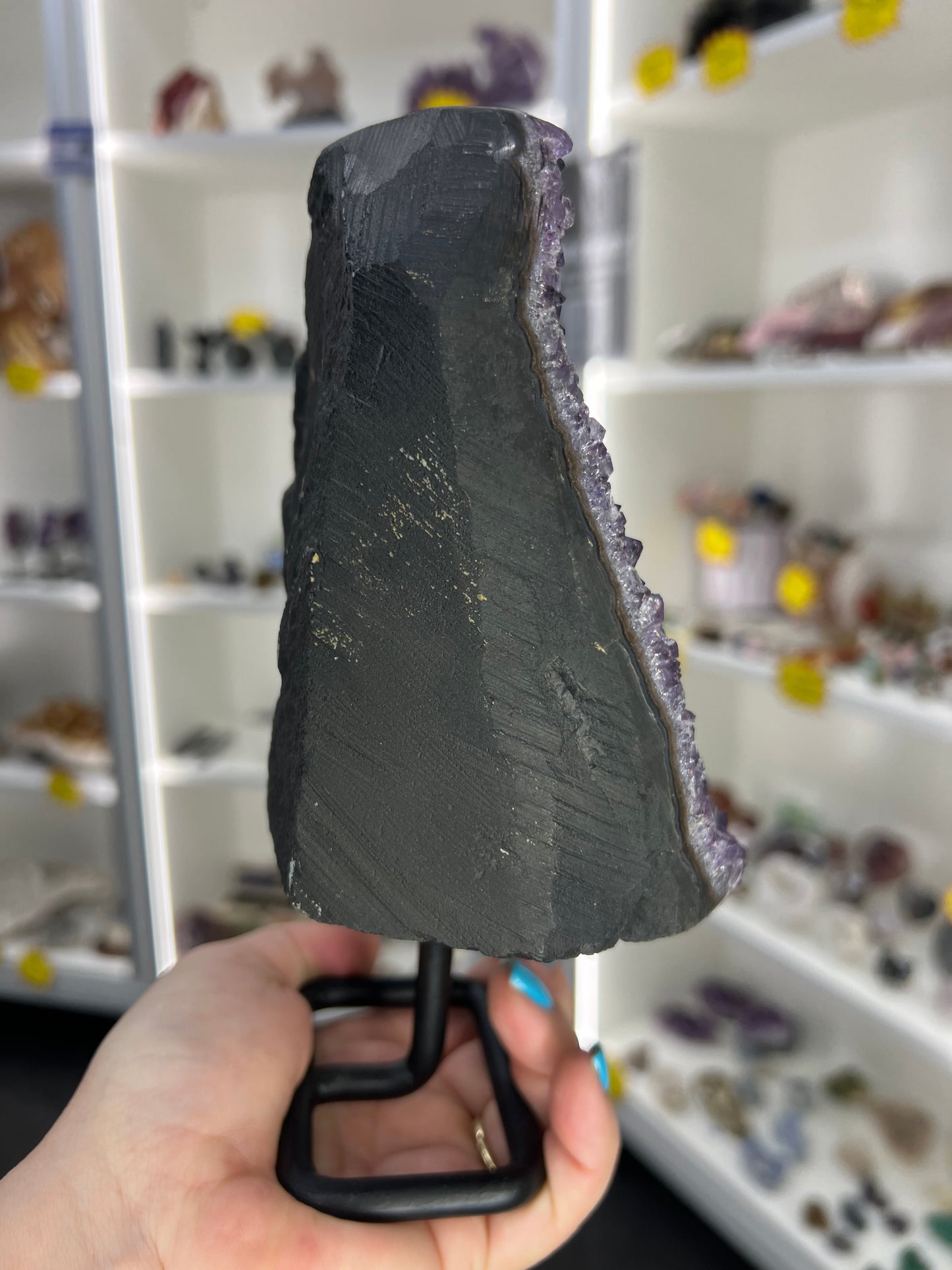 Amethyst Cluster on Stand