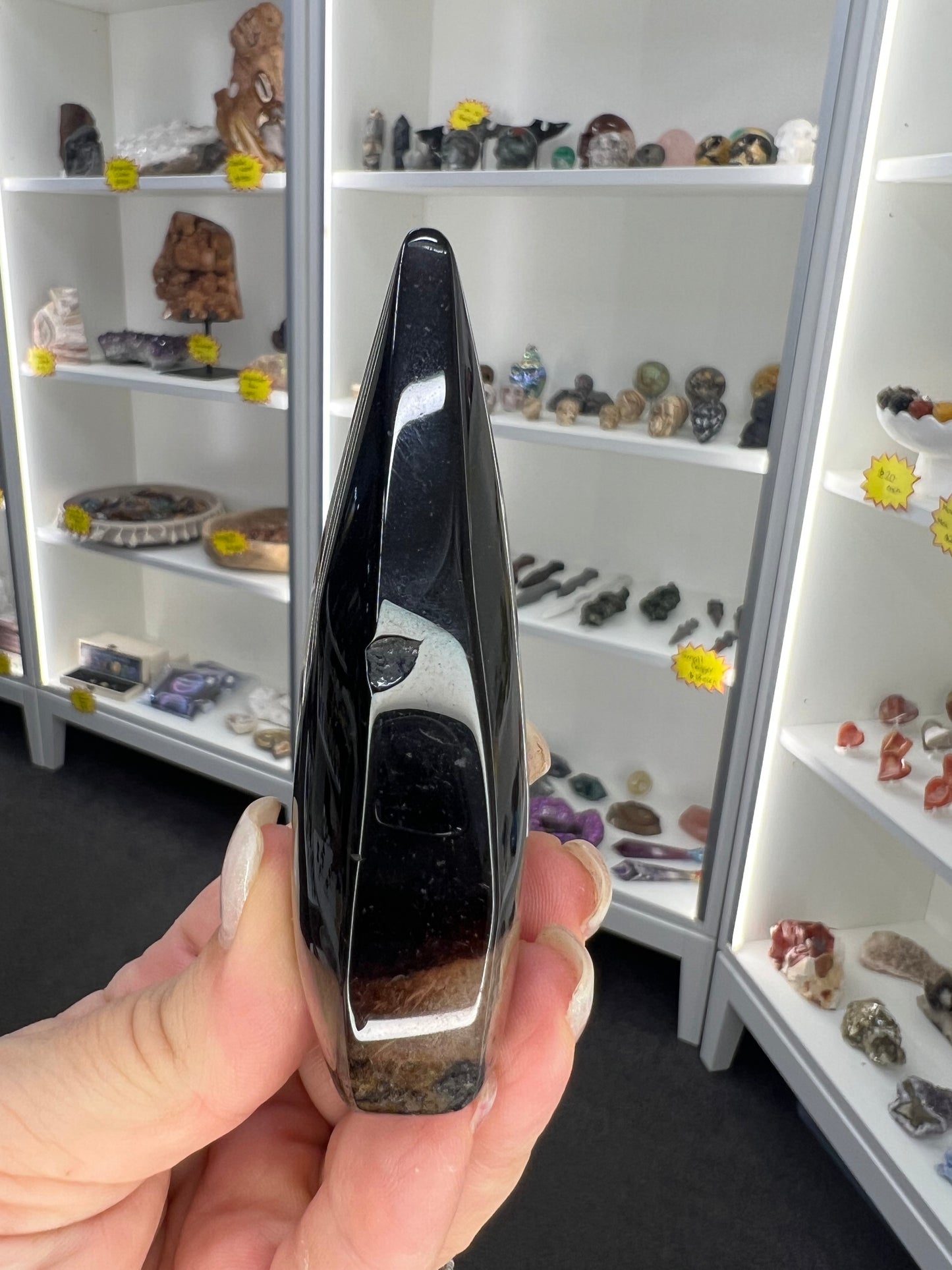 Black Agate Freeform