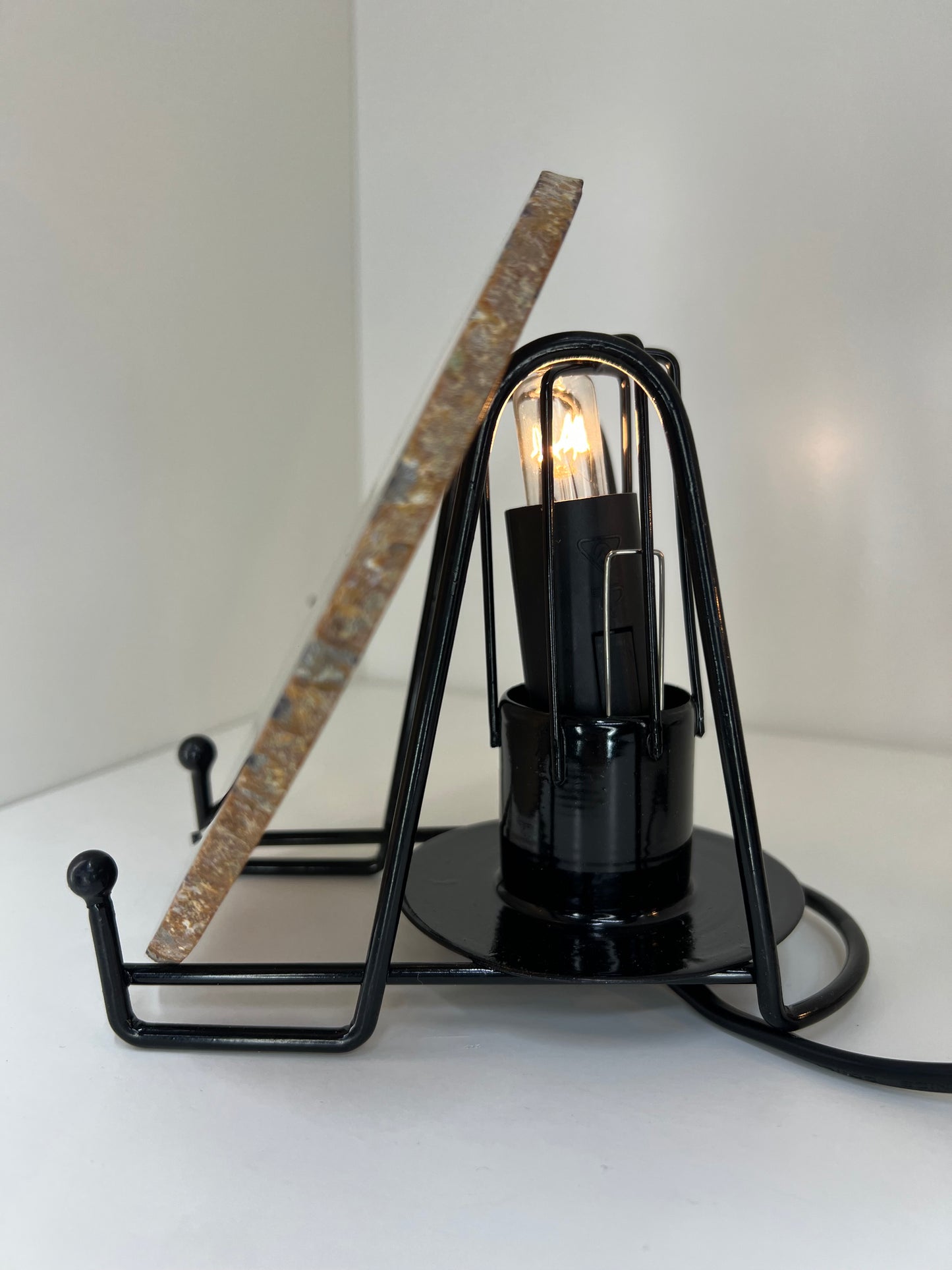 Agate Slice Lamp