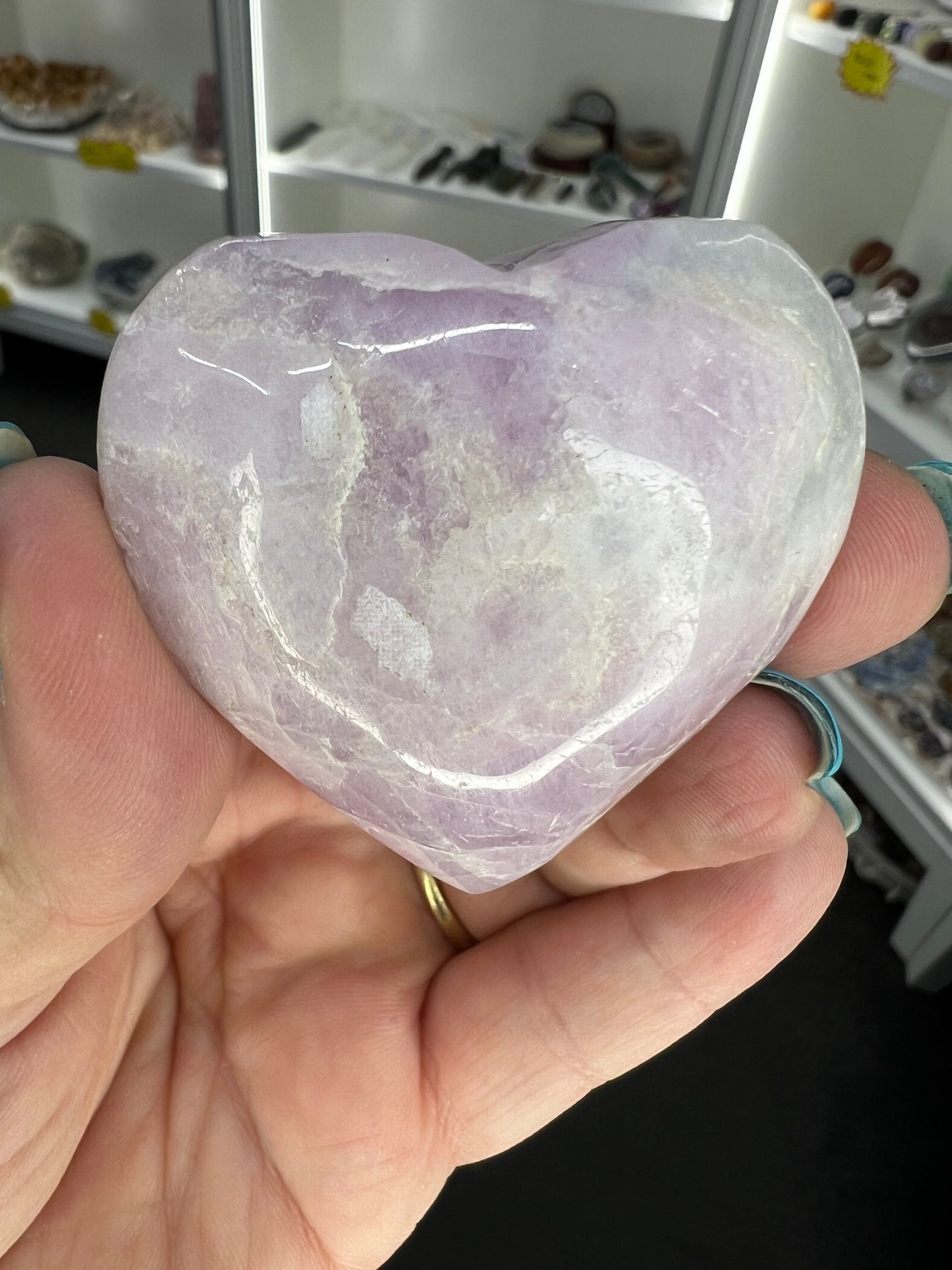 Kunzite Heart