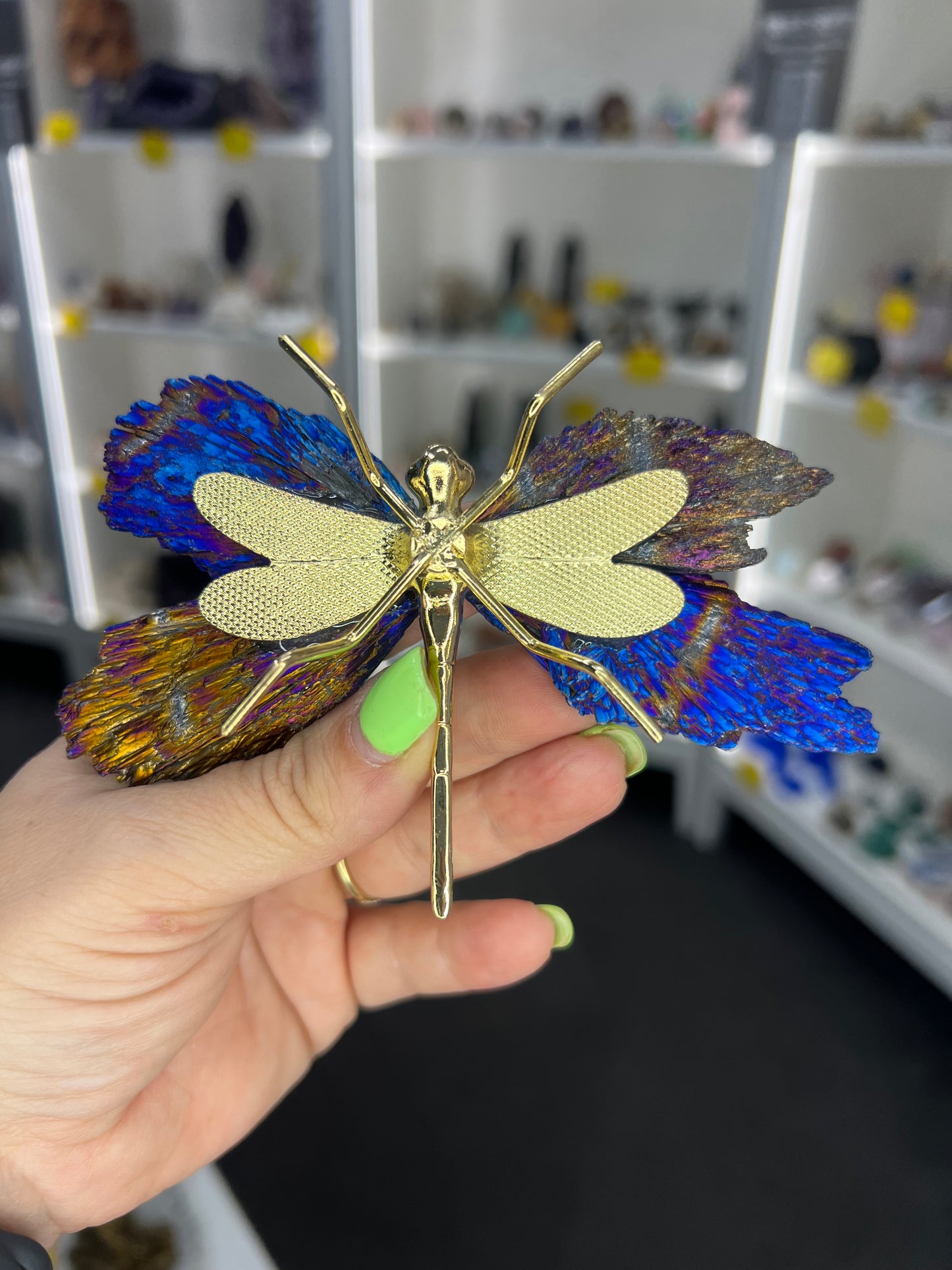 Aura Kyanite Dragonfly