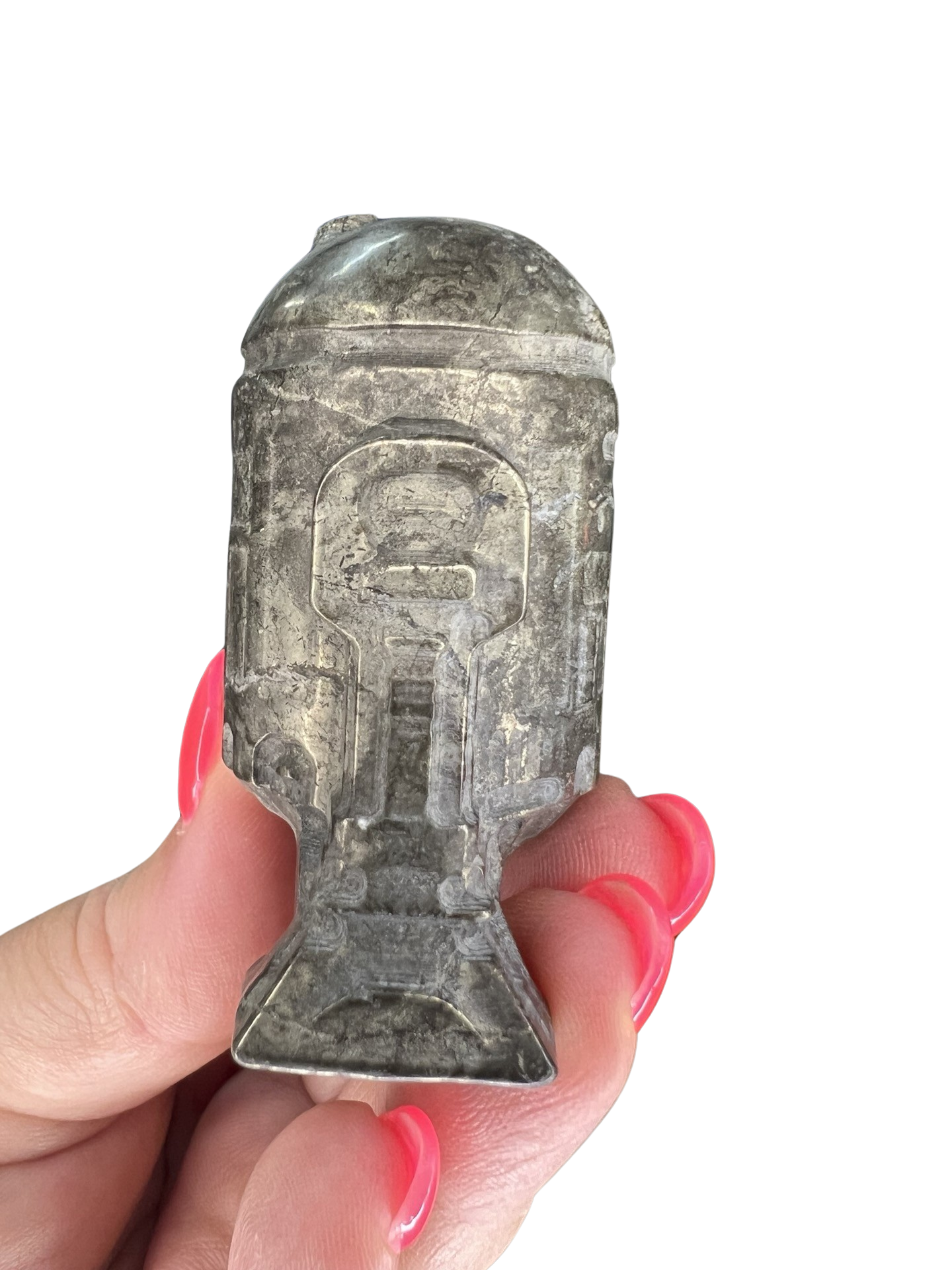 Pyrite R2D2 Carving (Star Wars)