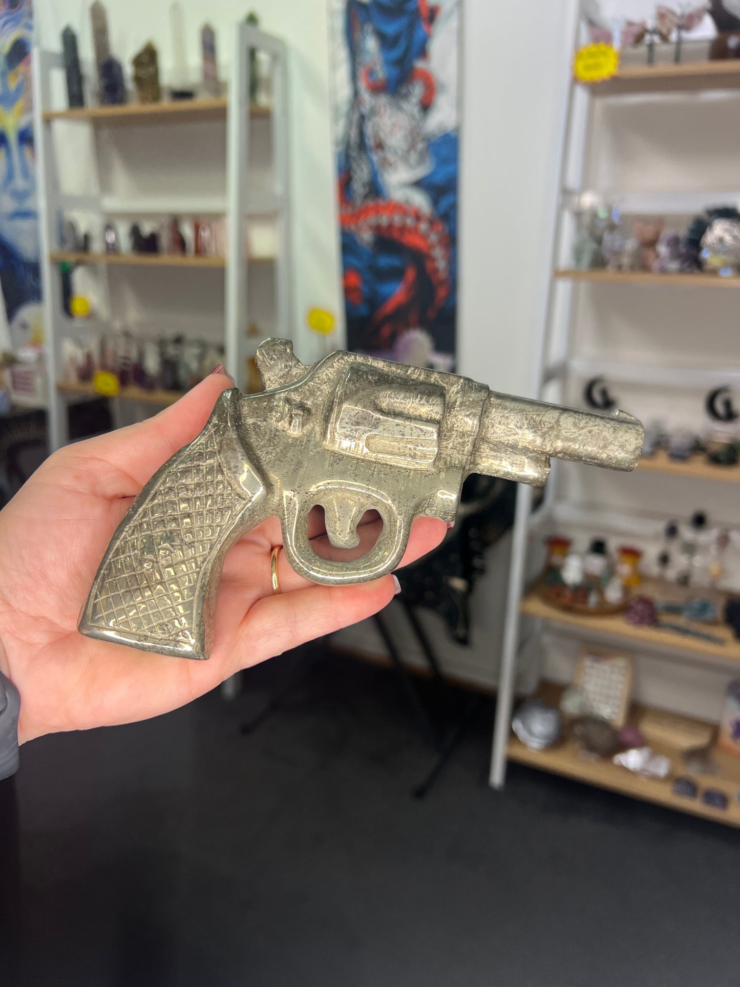 Pyrite Gun Carving LP