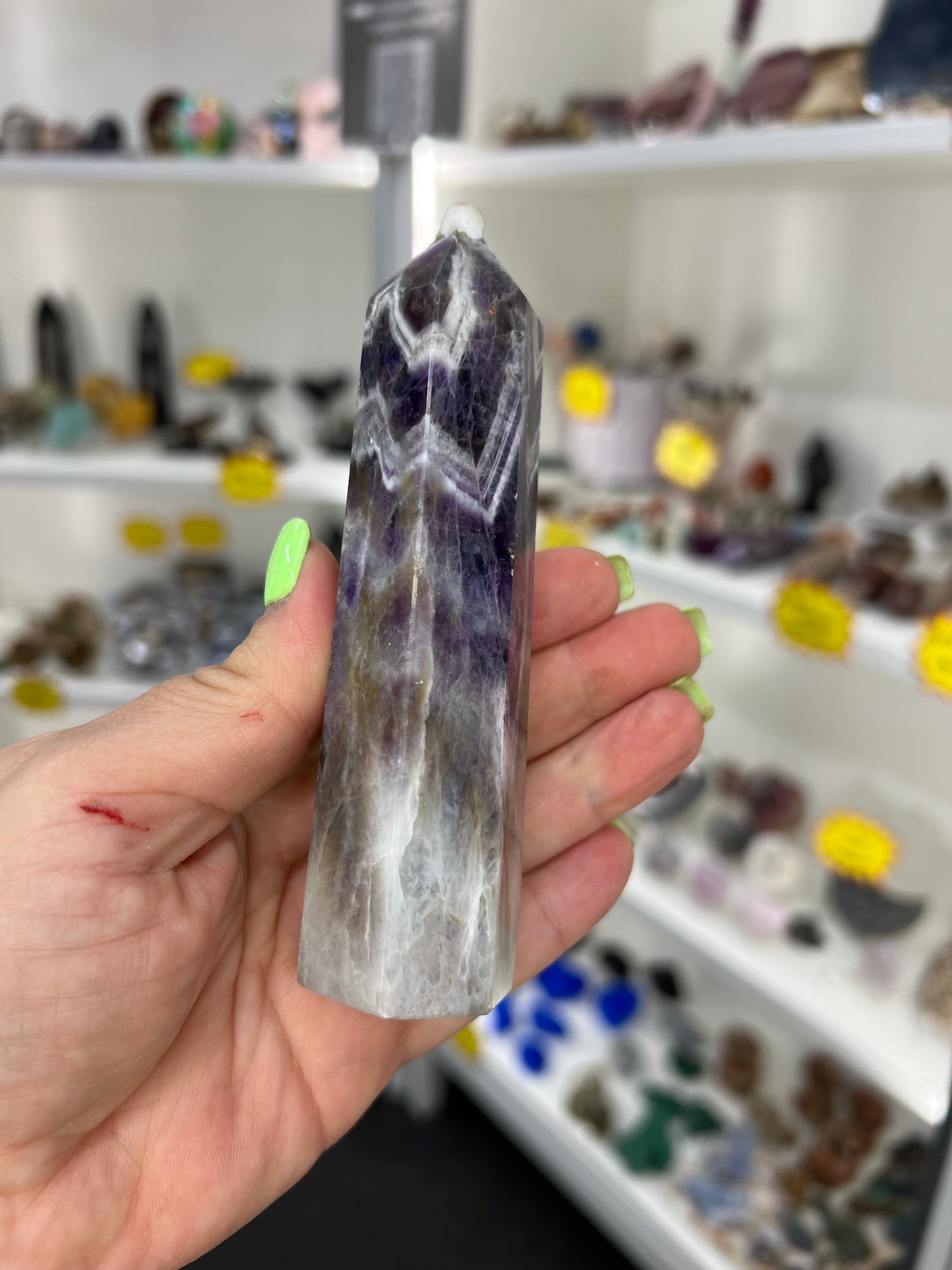 Chevron / Dream Amethyst Tower