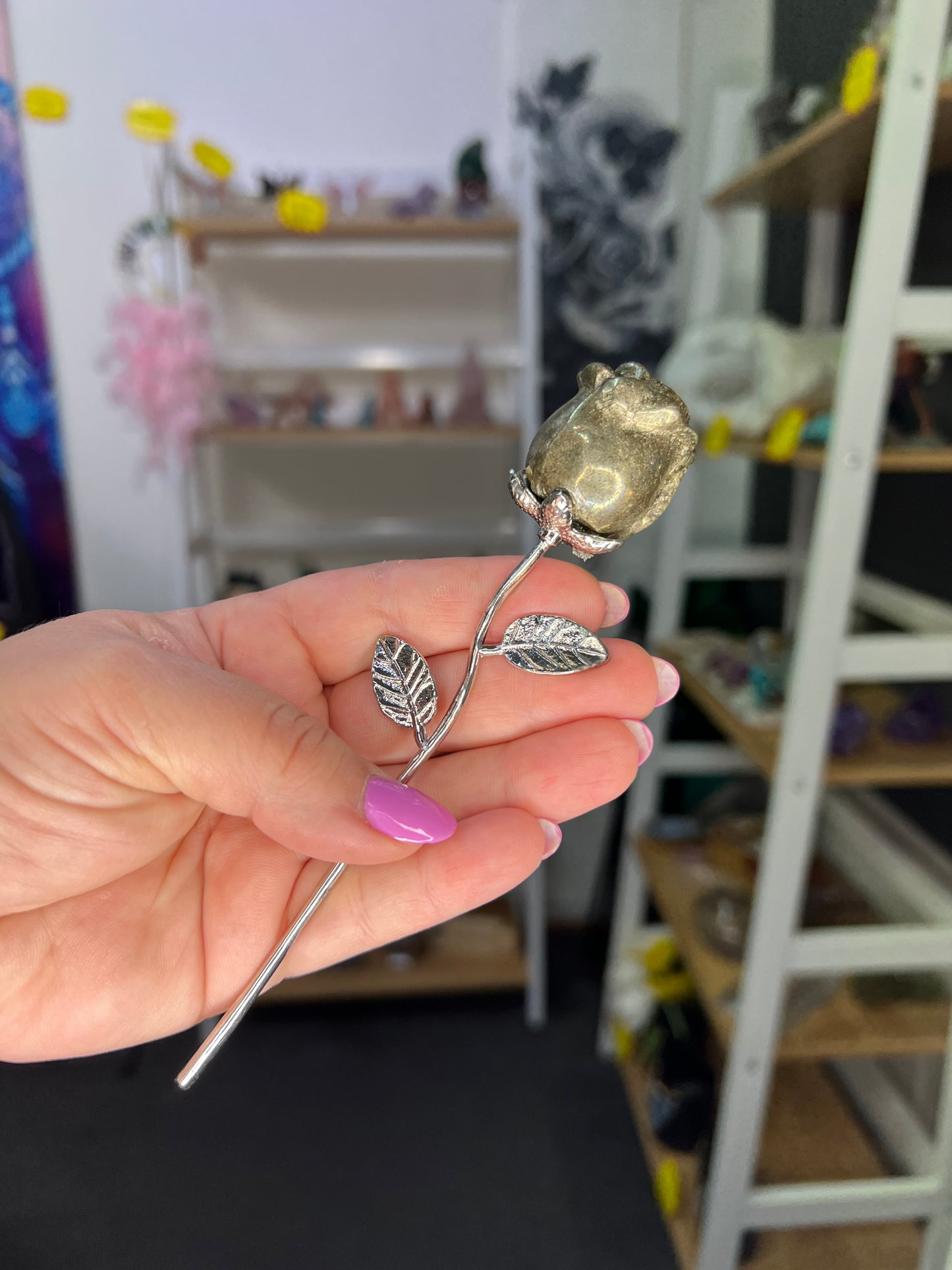 Pyrite Forever Rose