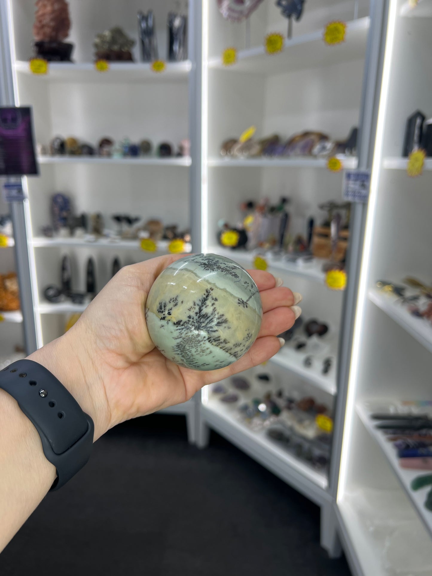 Picture Jasper Sphere with Stand