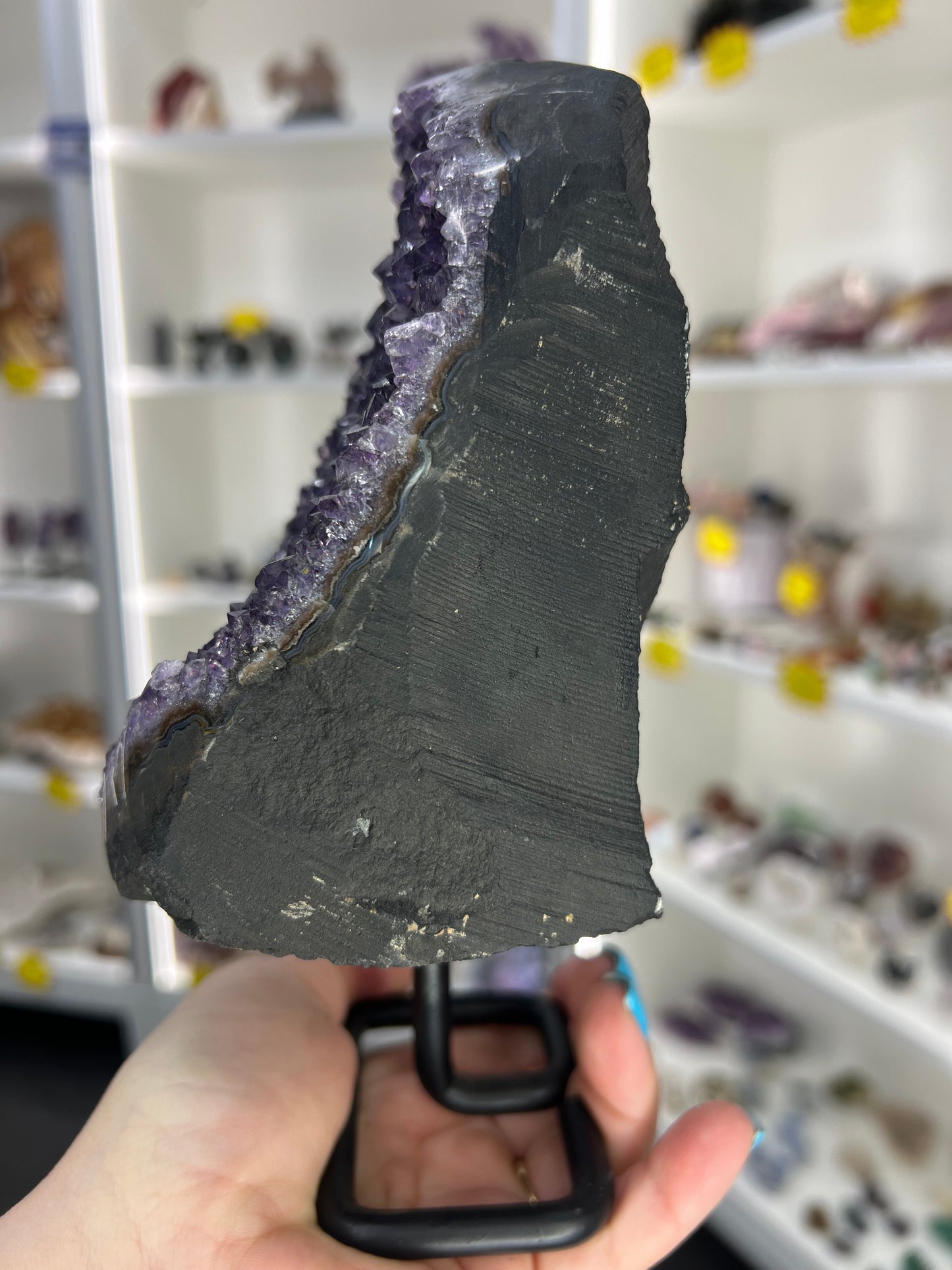 Amethyst Cluster on Stand