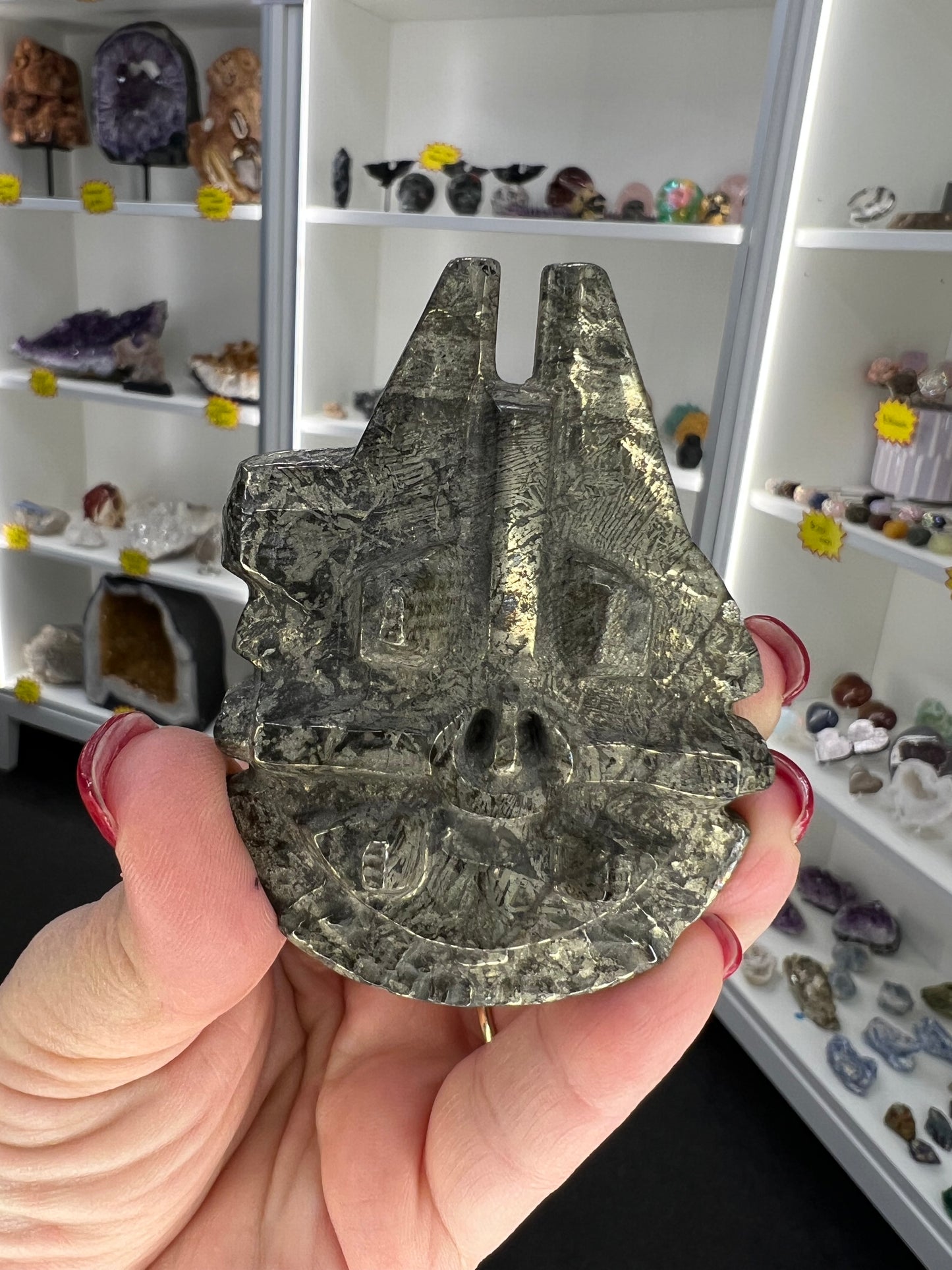 Pyrite Millenium Falcon