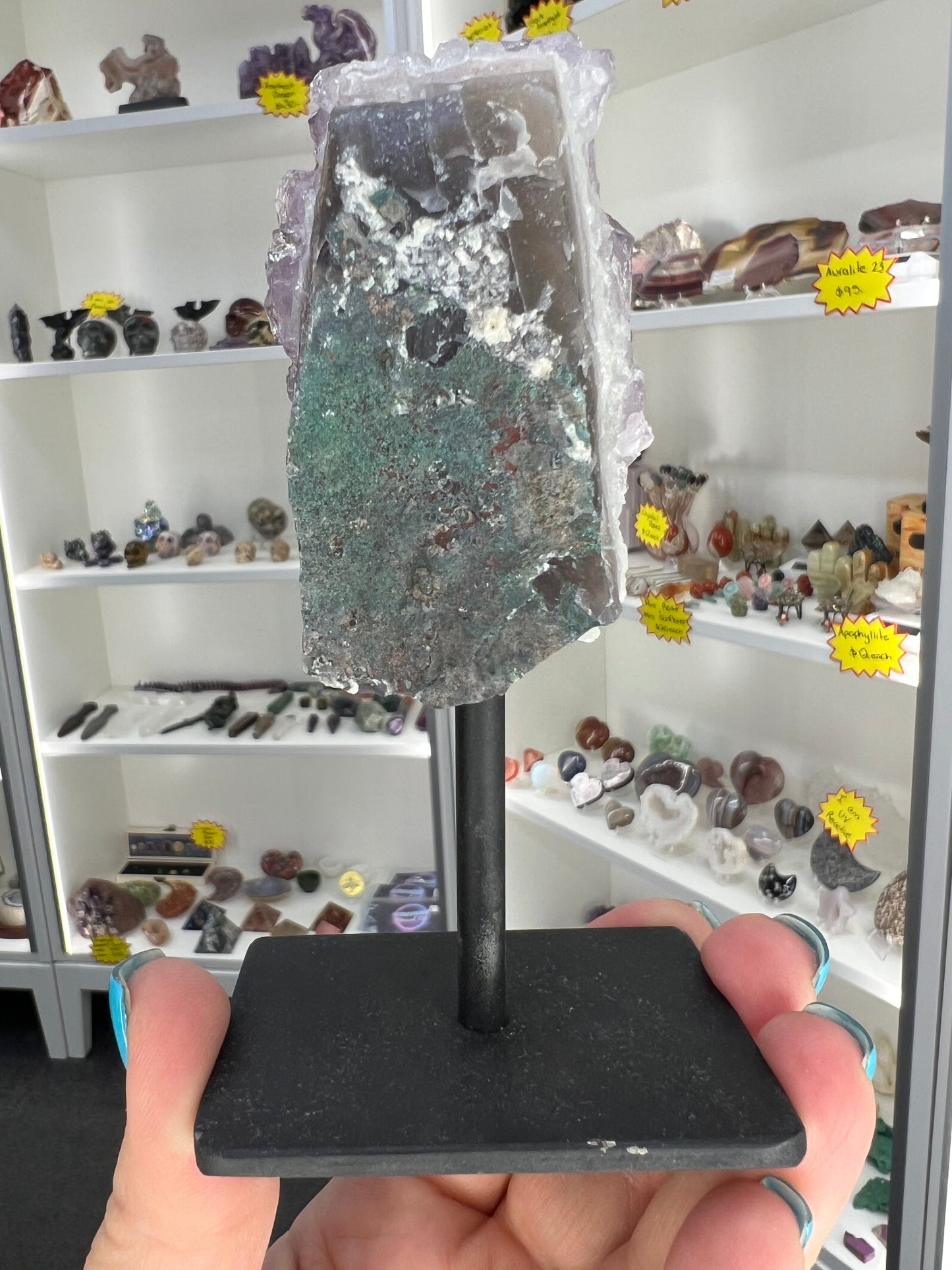 Amethyst Cluster on Stand