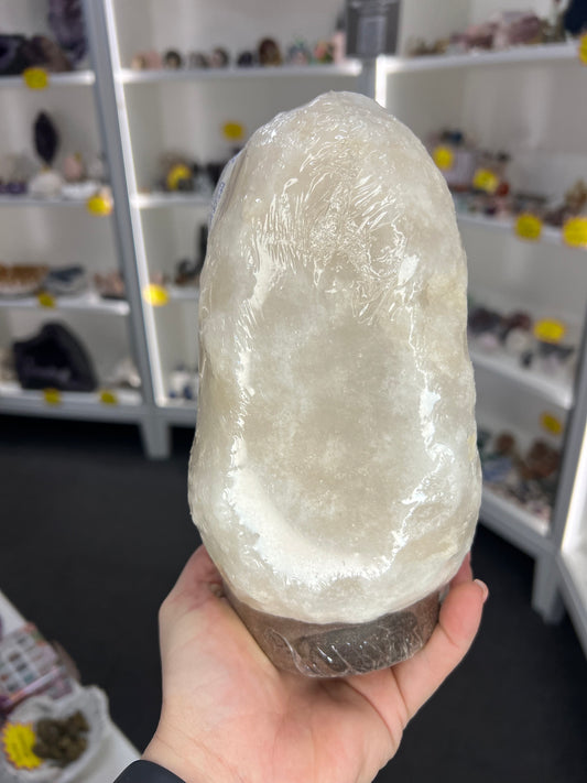 White Himalayan Salt Lamp