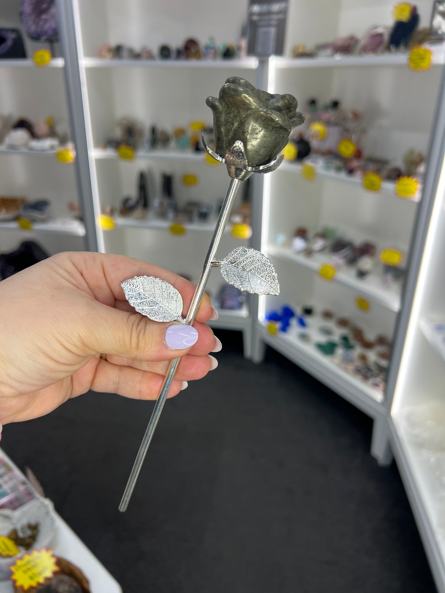 Pyrite Forever Rose