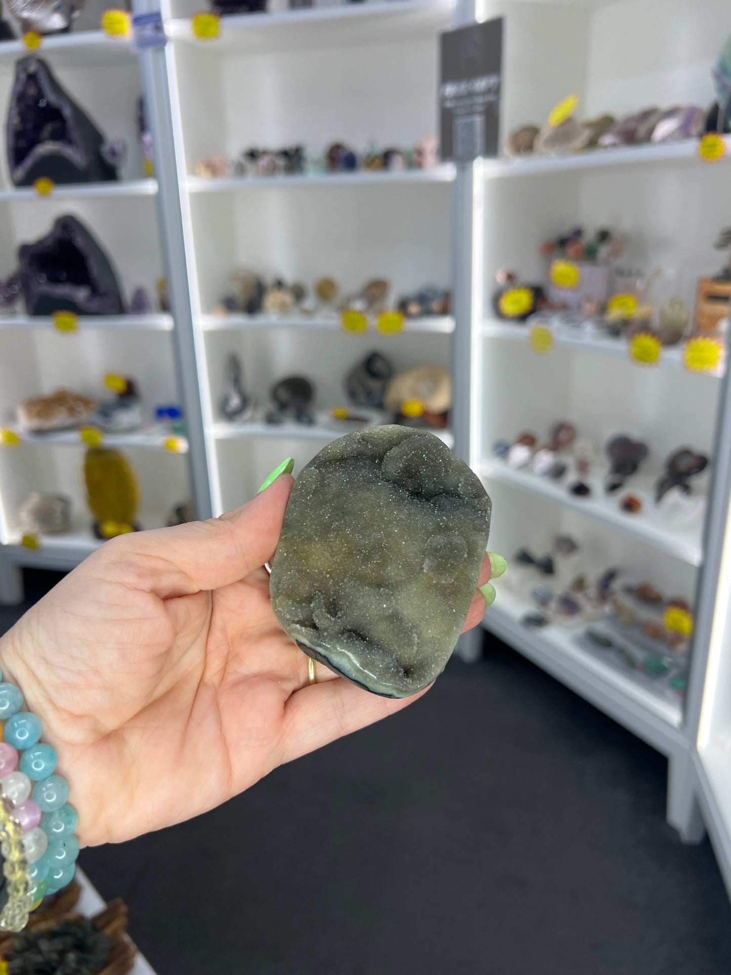 Black Amethyst Cluster